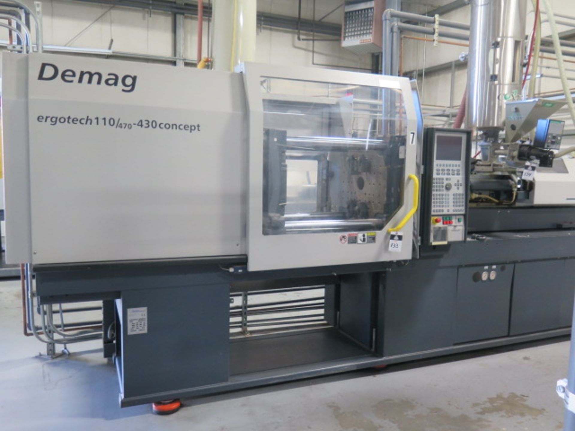 2000 Demag Ergotech Concept 1100/470-430 110-Ton Plastic Injection Molding s/n 7173-0068, SOLD AS IS - Image 2 of 16