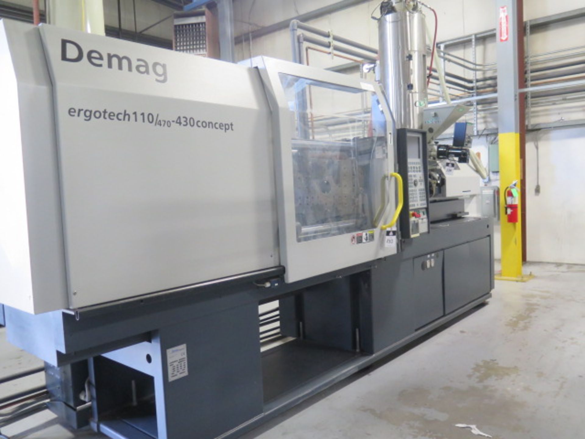 2000 Demag Ergotech Concept 1100/470-430 110-Ton Plastic Injection Molding s/n 7173-0068, SOLD AS IS