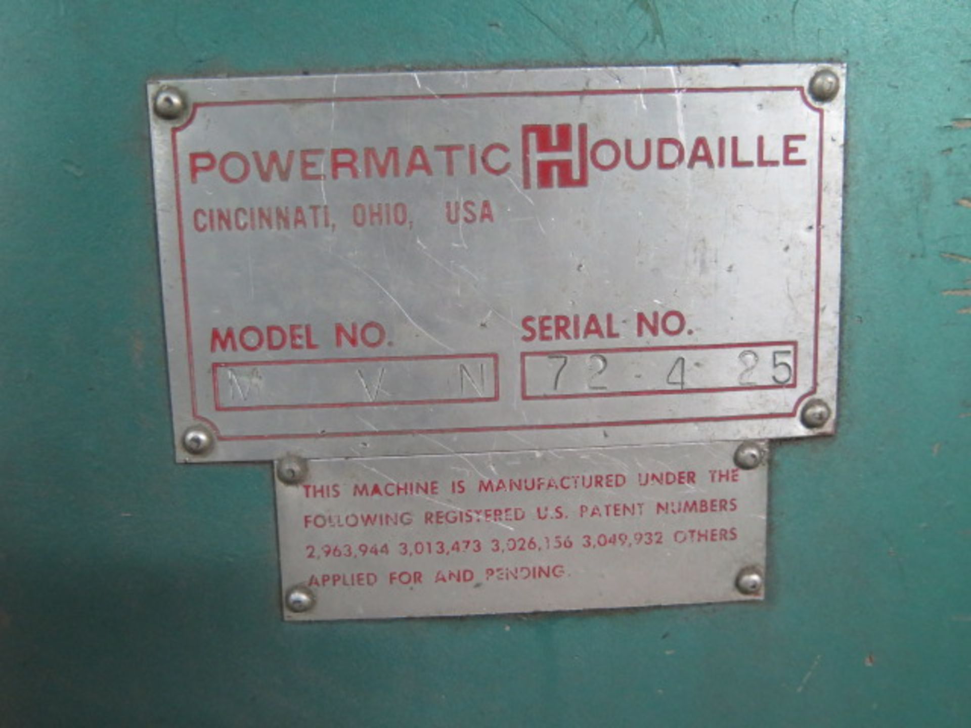 Powermatic Millrite Vertical Mill w/ 90 Degree Milling Head, Power Feed, 8" x 36" Table SOLD AS IS - Image 7 of 7