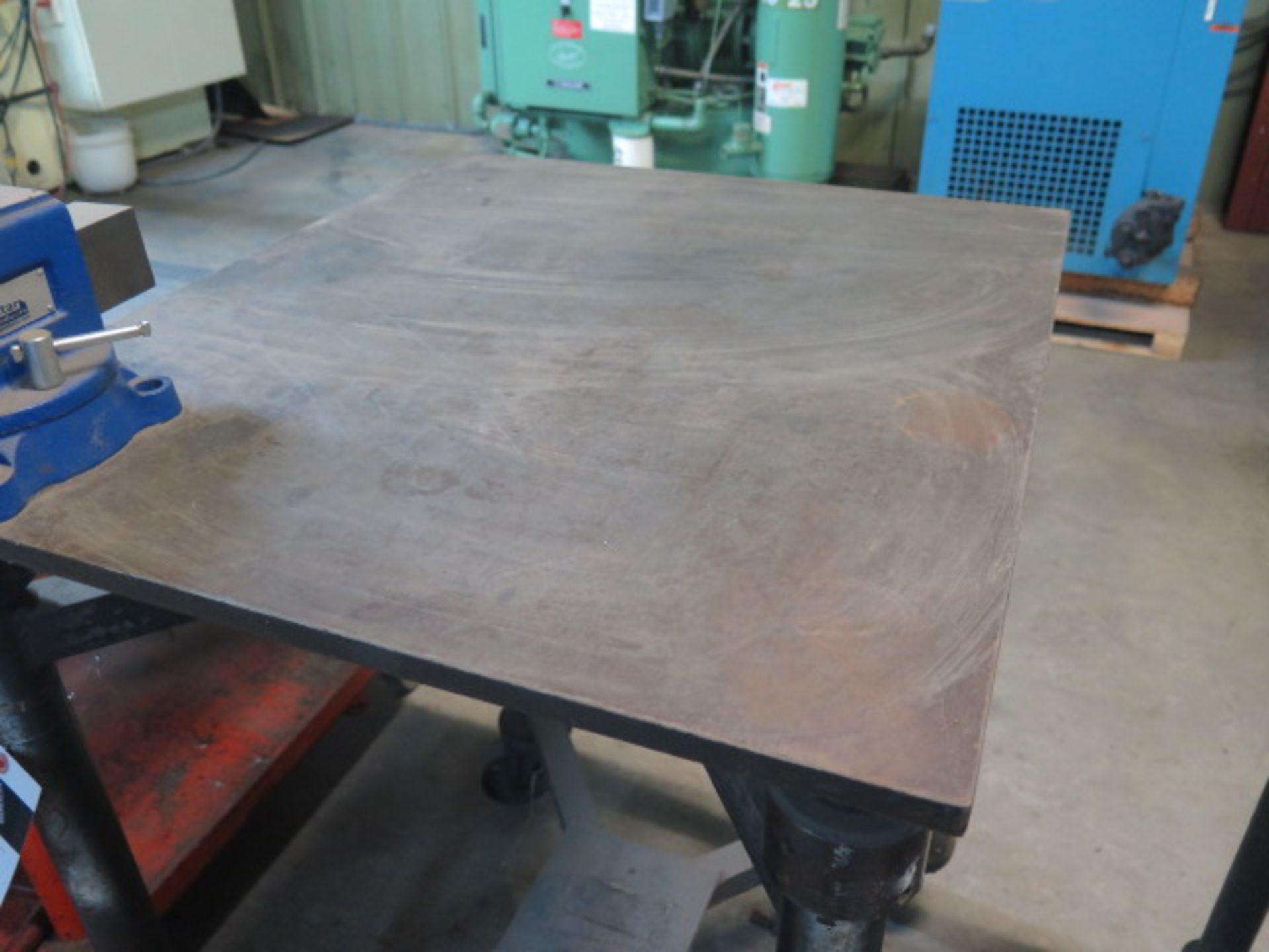 24" x 28" Rolling Steel Table w/ Bench Vise (SOLD AS-IS - NO WARRANTY) - Image 4 of 5