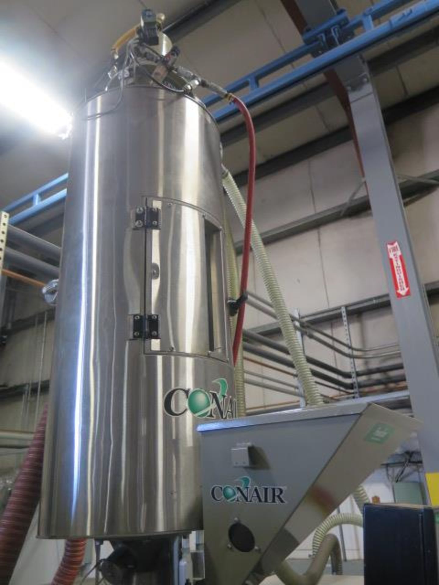 Conair Material Hopper w/ Conair Color Feeder, Conair/Franklin Vacuum Loader, Controls (SOLD AS-IS - - Image 5 of 8