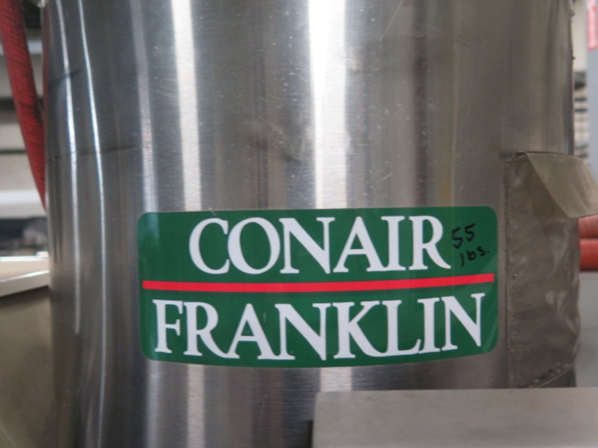 Conair/Franklin Material Hopper w/ Conair Coler Feeder, Vacuum Loader, Controls (SOLD AS-IS - NO - Image 9 of 9