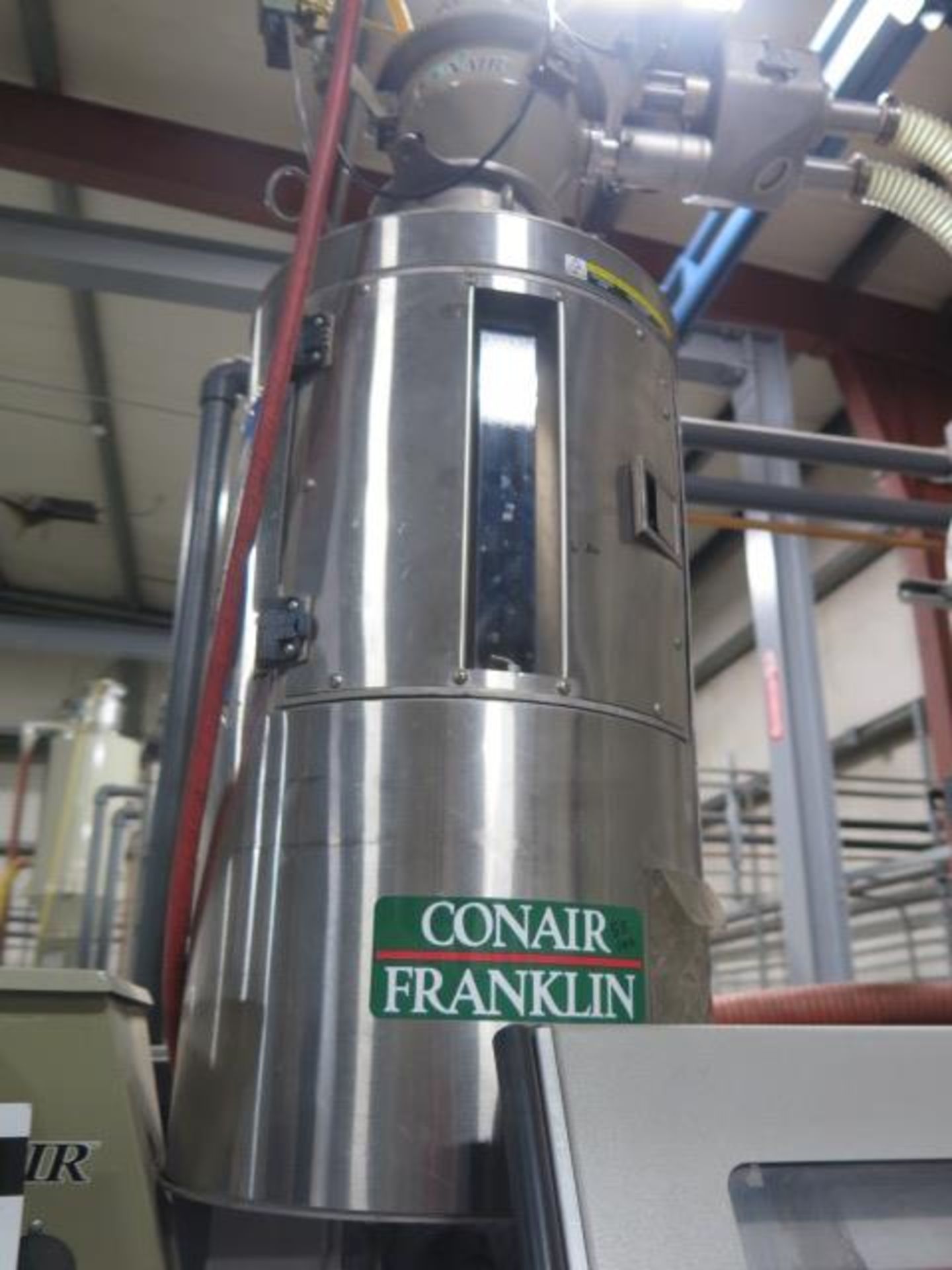 Conair/Franklin Material Hopper w/ Conair Coler Feeder, Vacuum Loader, Controls (SOLD AS-IS - NO - Image 6 of 9