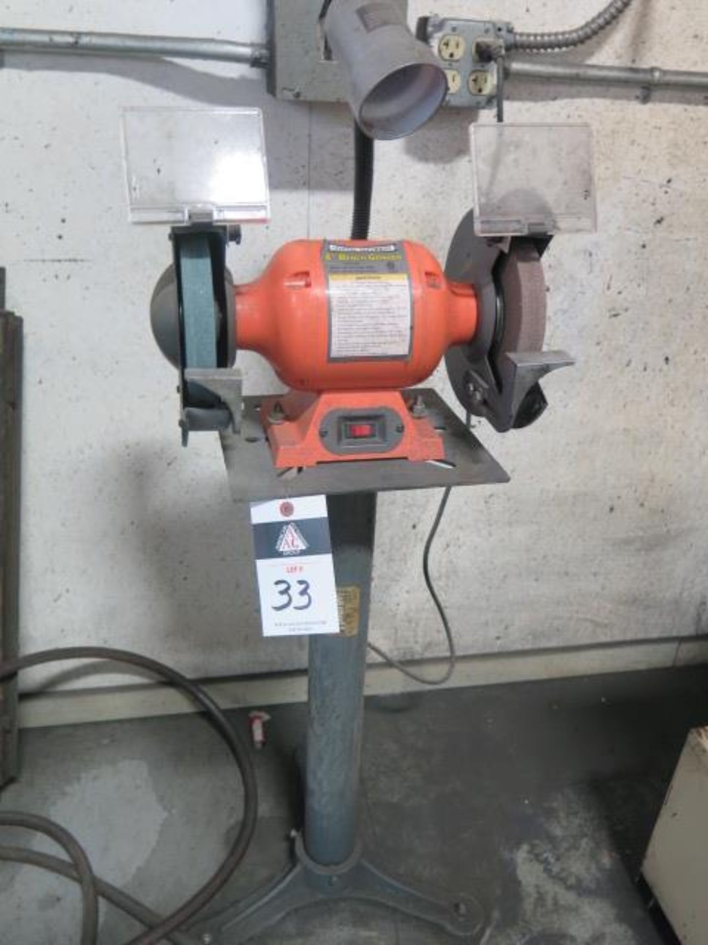 Central Machinery 8" Pedestal Grinder (SOLD AS-IS - NO WARRANTY)