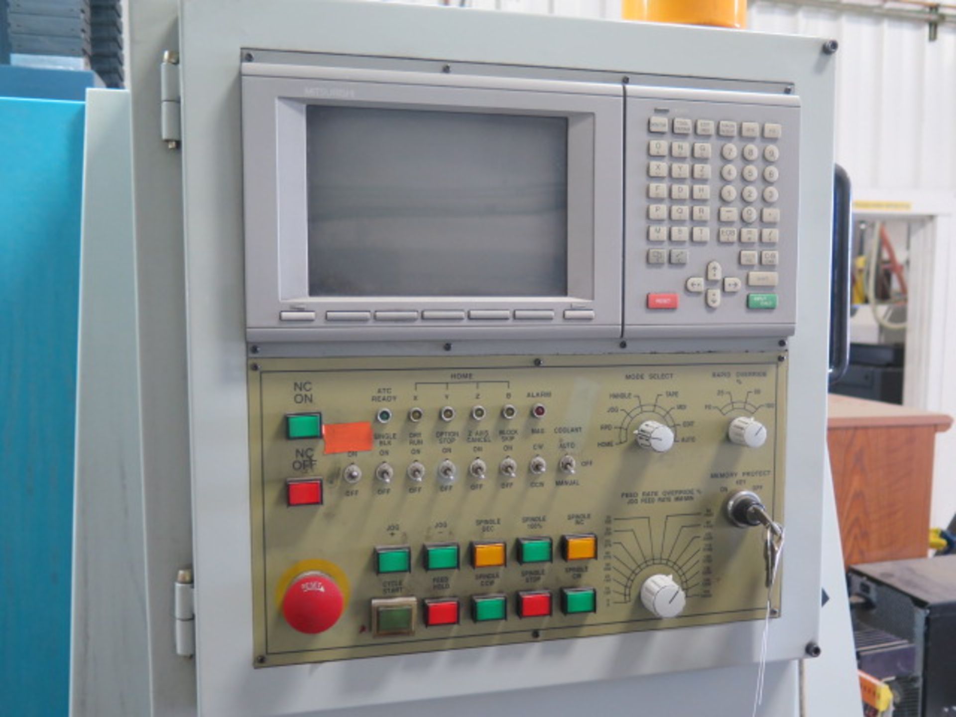 1999 Akira-Seiki Performa V5 CNC VMC s/n 99VNEN014-131 w/ Mitsubishi Controls, SOLD AS IS - Image 11 of 14