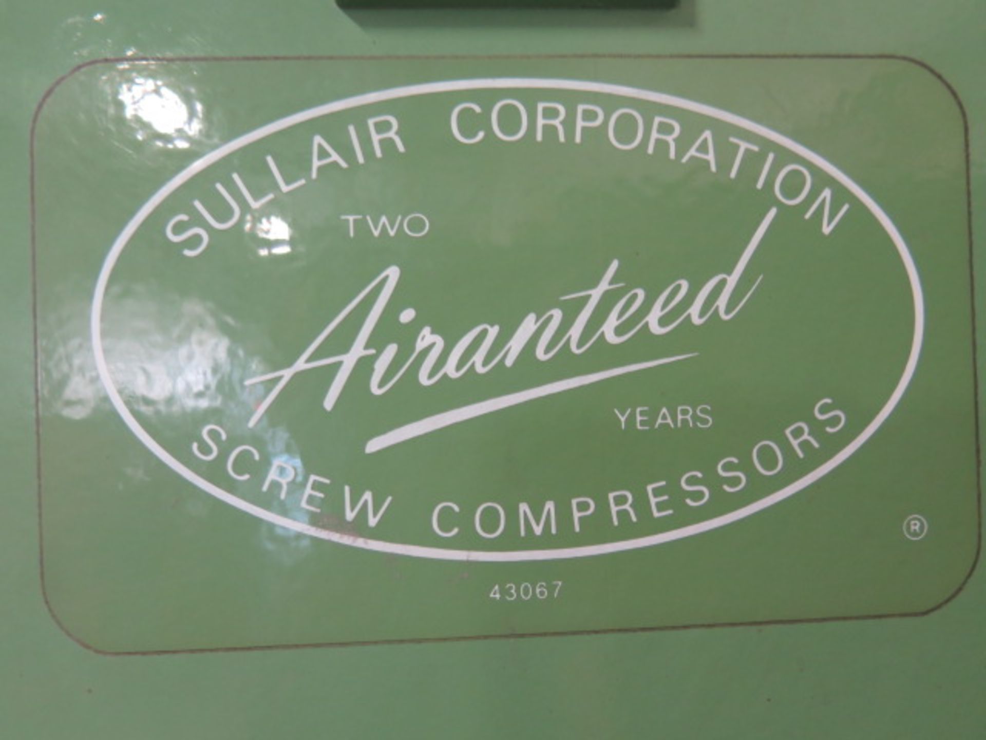 Sullair mdl. 10B-25 ACAC 25Hp Rotary Vane Horizontal Air Compressor s/n 003-65166 (SOLD AS-IS - NO - Image 10 of 10