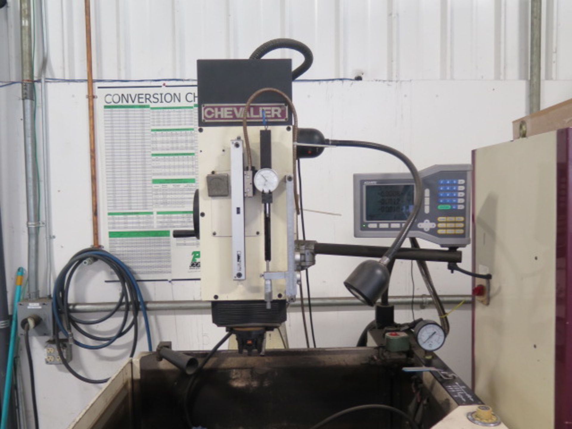 Chevalier ED-252 Die Sinker EDM Machine w/ Acu-Rite Programmable DRO, ED-Bipulse SOLD AS IS - Image 4 of 18