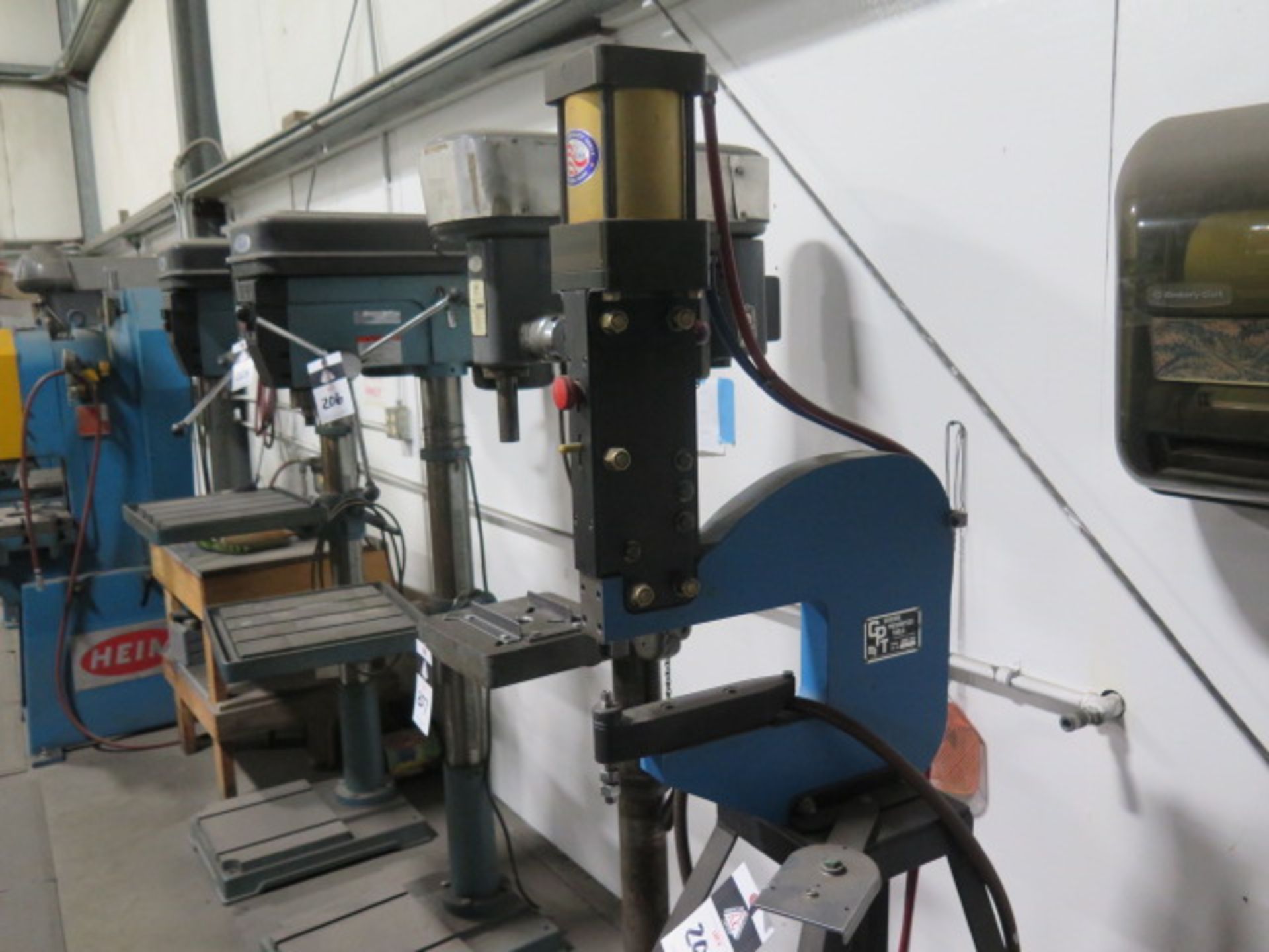 General Pneumatics mdl. 8000CSA Pneumatic Hardware Insertion Press s/n 0602 w/ 10" Throat SOLD AS IS - Image 3 of 7