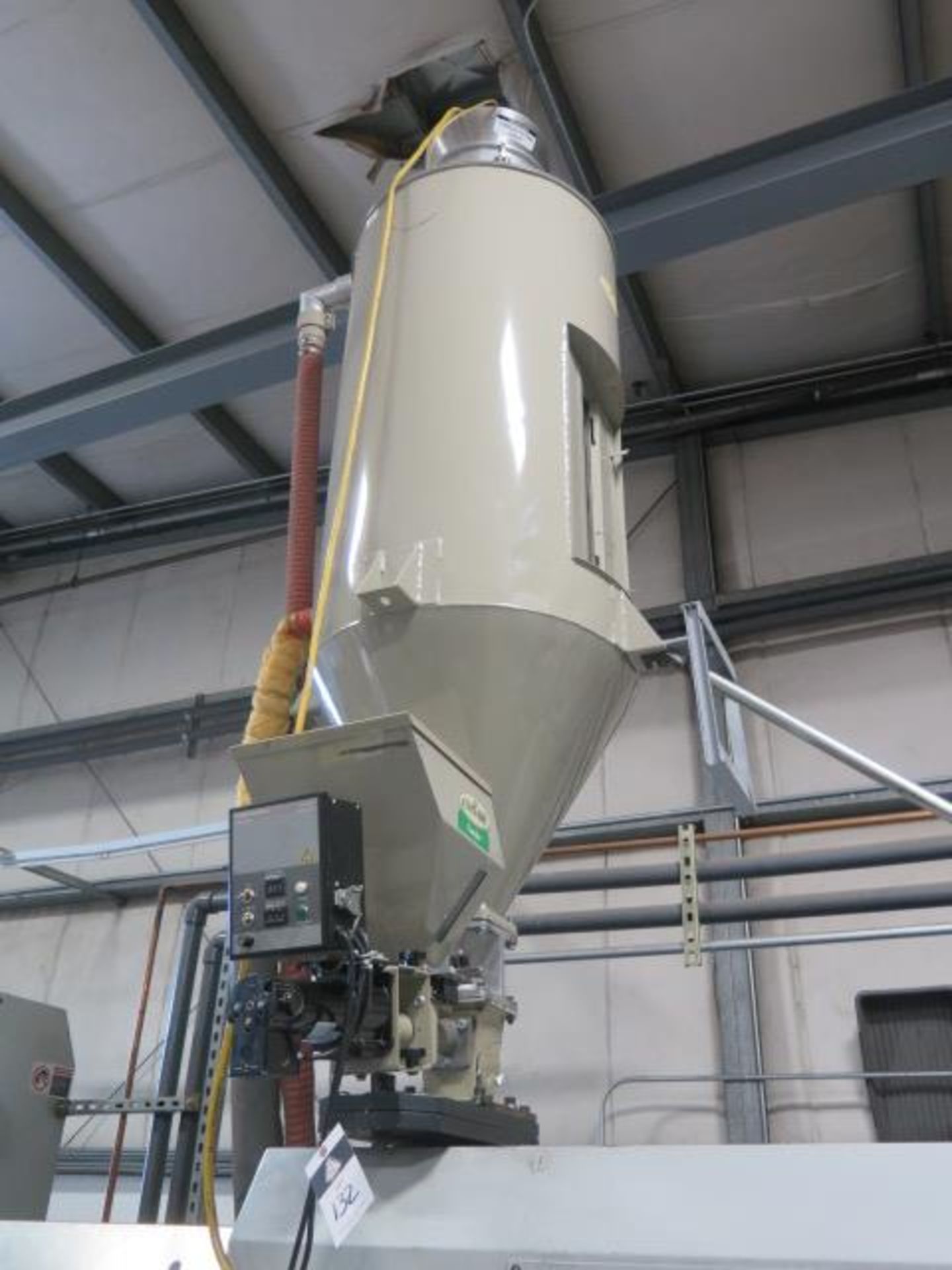 Conair Material Hopper w/ Conair Color Feeder, IMS Vacuum Loader, Controls (SOLD AS-IS - NO