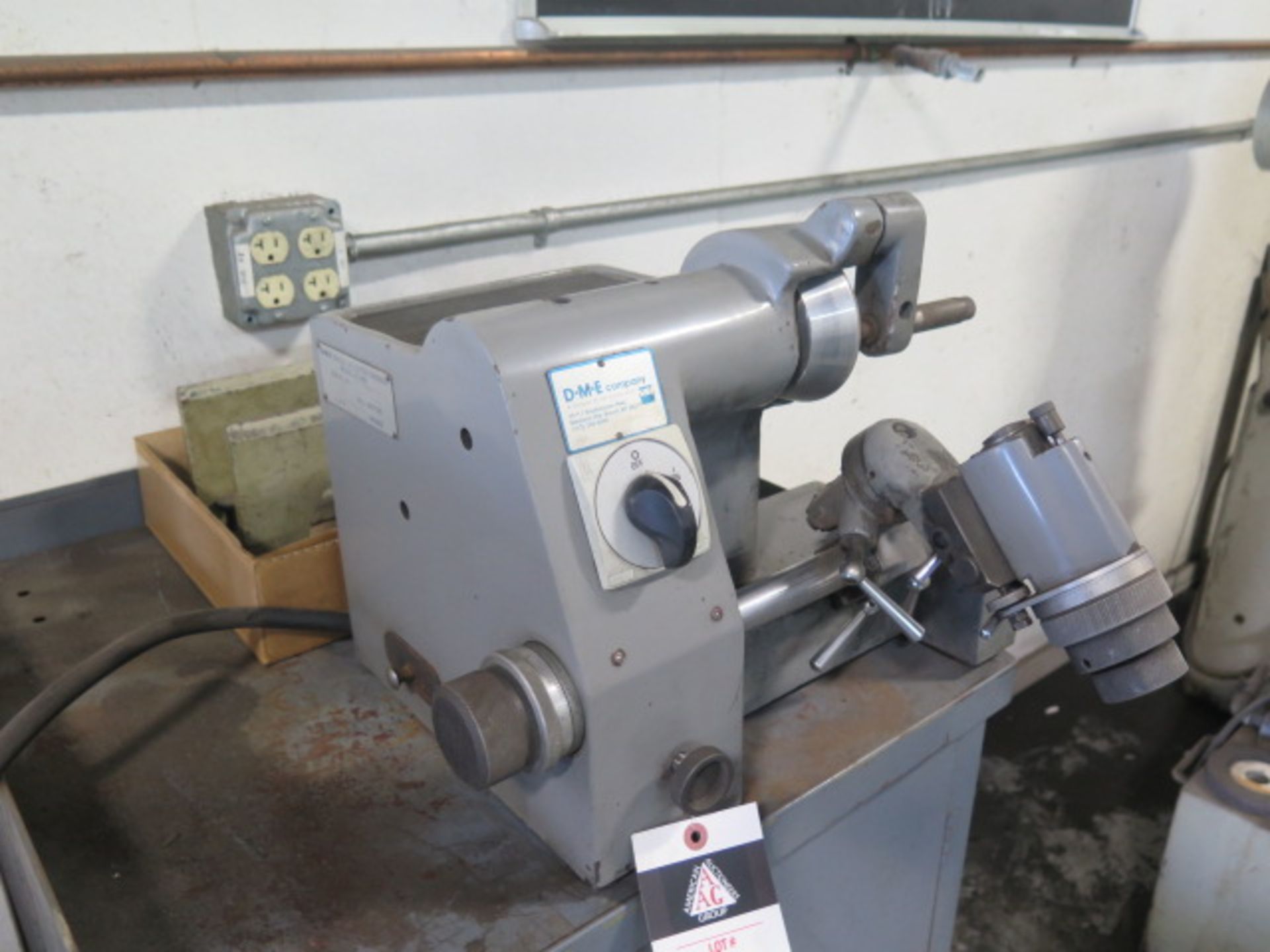 DME CG-580 Single-Lip Tool Grinder s/n 0259 w/ Diamond Wheel, Collets and Cabinet Base (SOLD AS-IS - - Image 3 of 7
