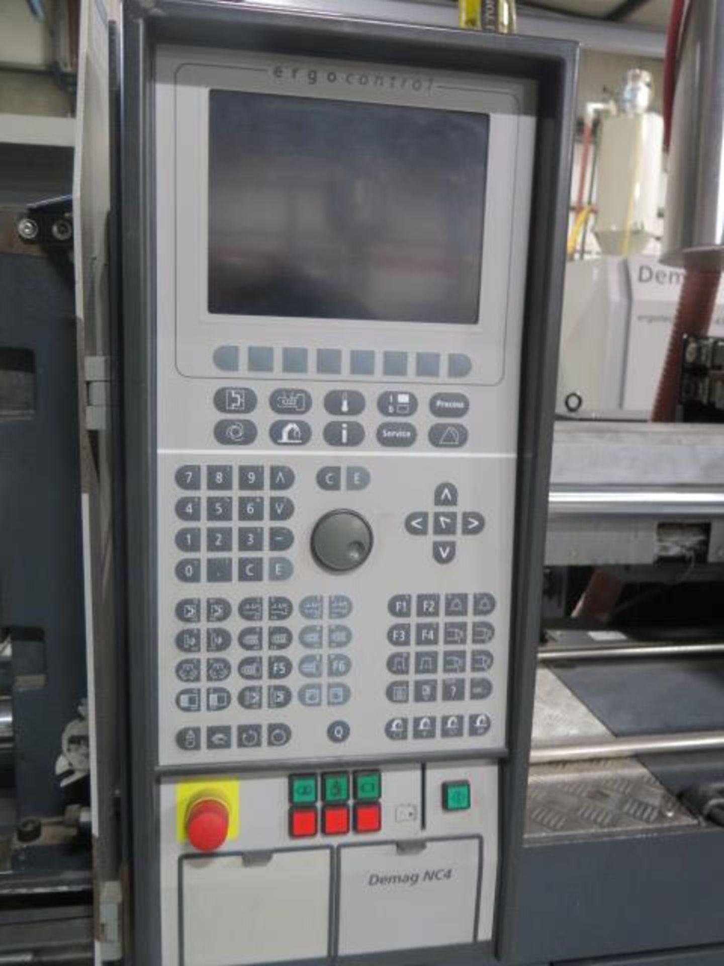 Demag Ergotech 800/420-200 80-Ton Plastic Injection Molding s/n 7153-0016 w/ Demag NC4, SOLD AS IS - Image 10 of 20