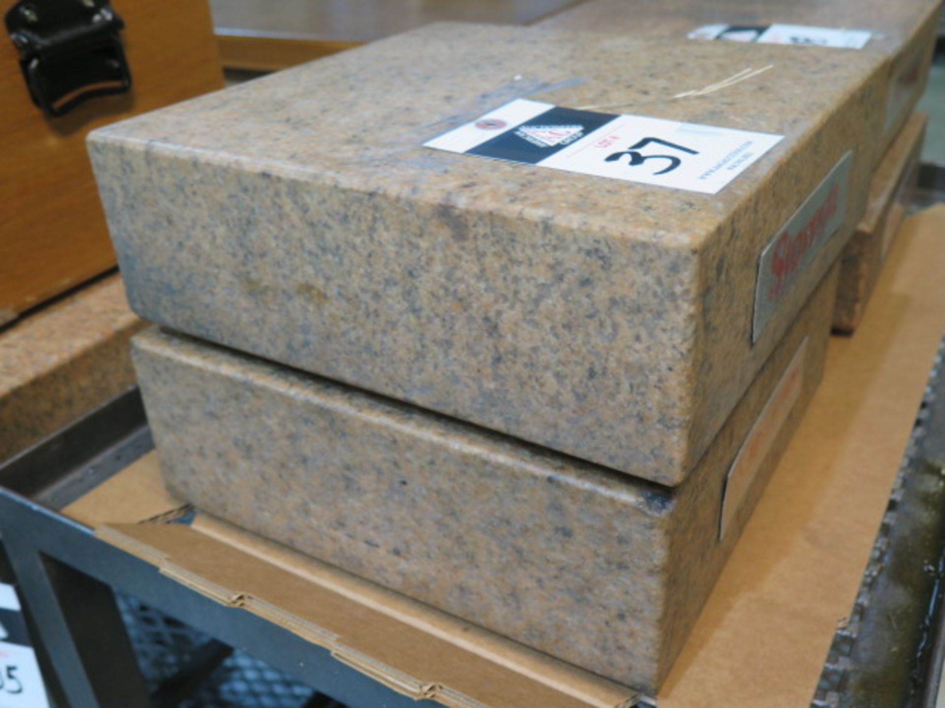 Starrett Crystal Pink 12" x 12" x 4" Granite Surface Plates (2) (NO STAND) (SOLD AS-IS - NO - Image 2 of 5