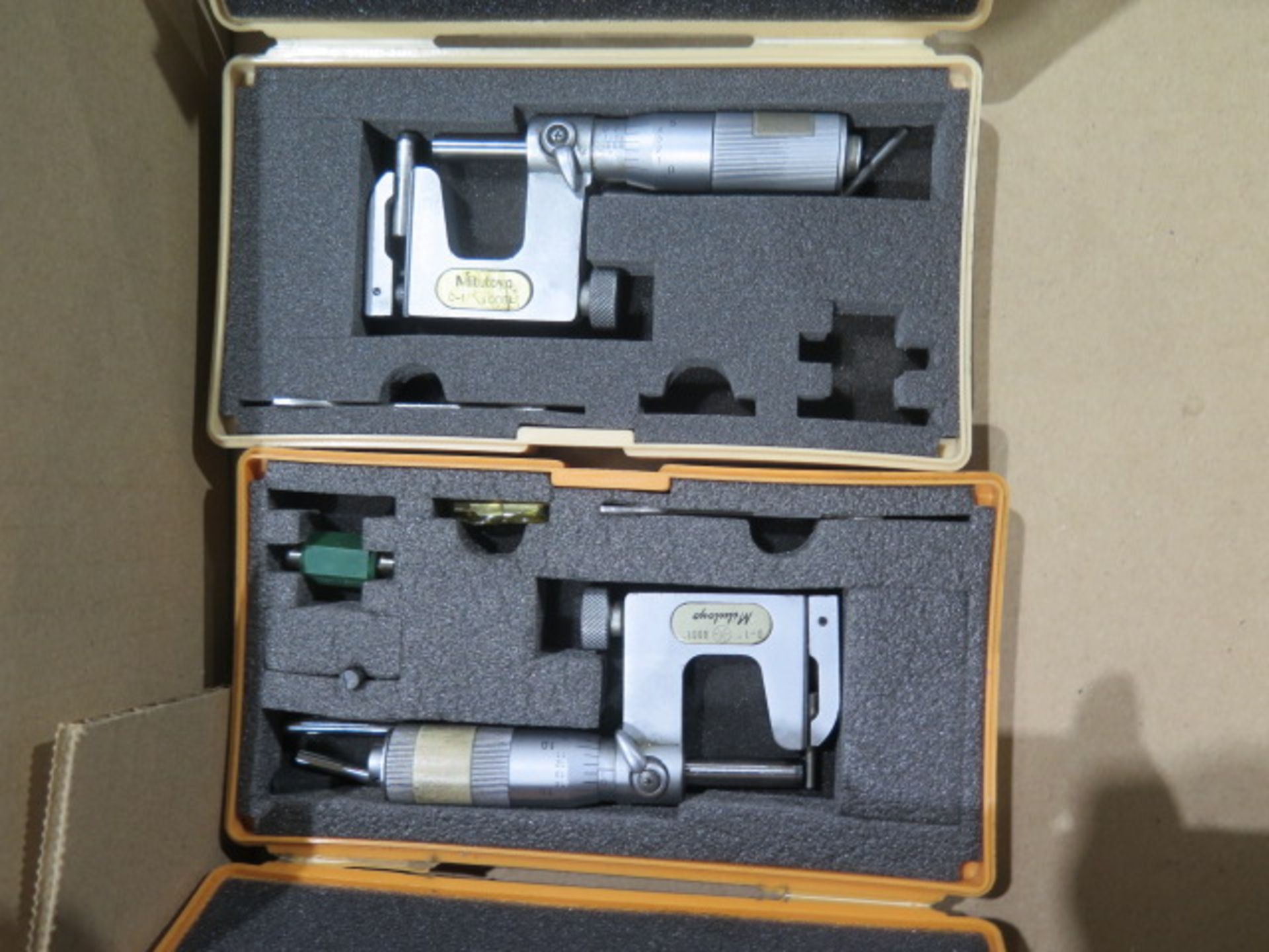 Mitutoyo 0-1"Anvil Mics (2) and (2) 0-1" Tube Mics (SOLD AS-IS - NO WARRANTY) - Image 2 of 5