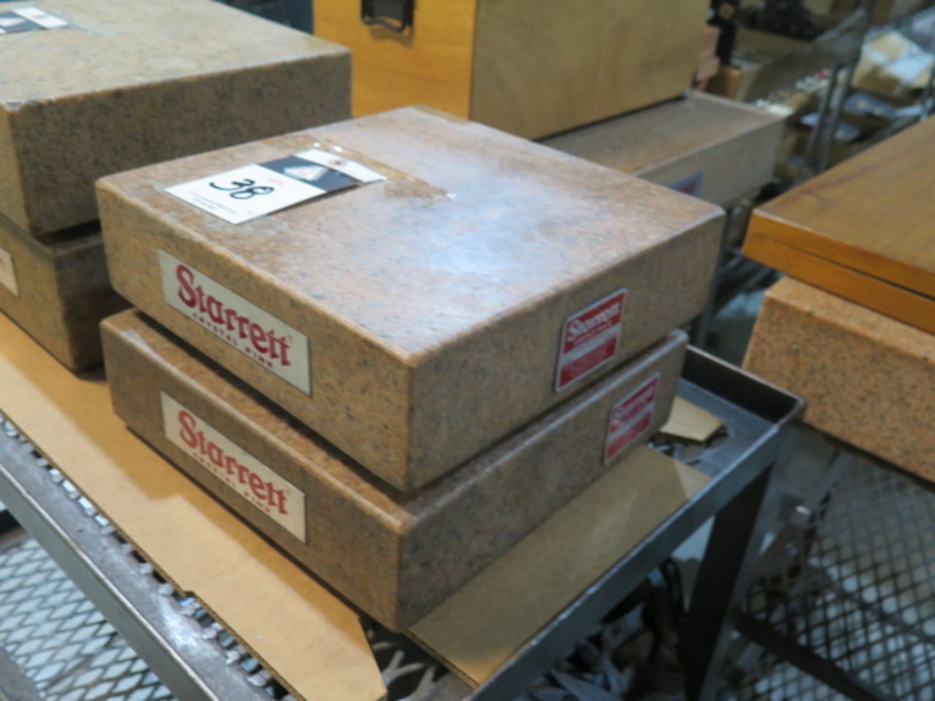 Starrett Crystal Pink 12" x 12" x 3 1/2" Granite Surface Plates (2) (NO STAND) (SOLD AS-IS - NO - Image 2 of 6