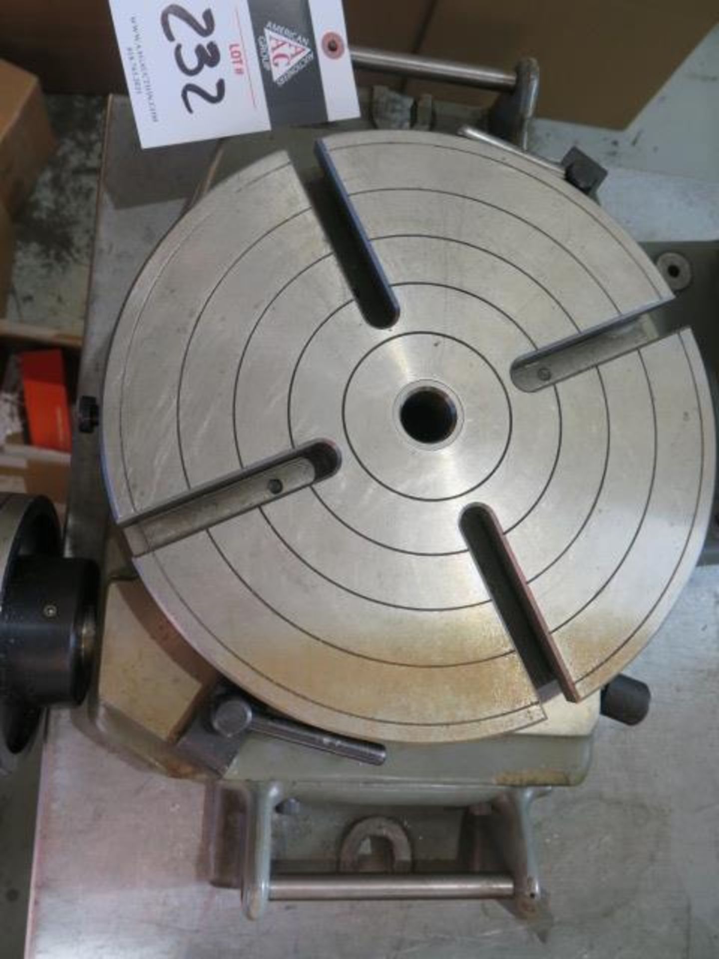Bridgeport 15” Rotary Table w/ Angle Mounting Plate (SOLD AS-IS - NO WARRANTY) - Image 3 of 6