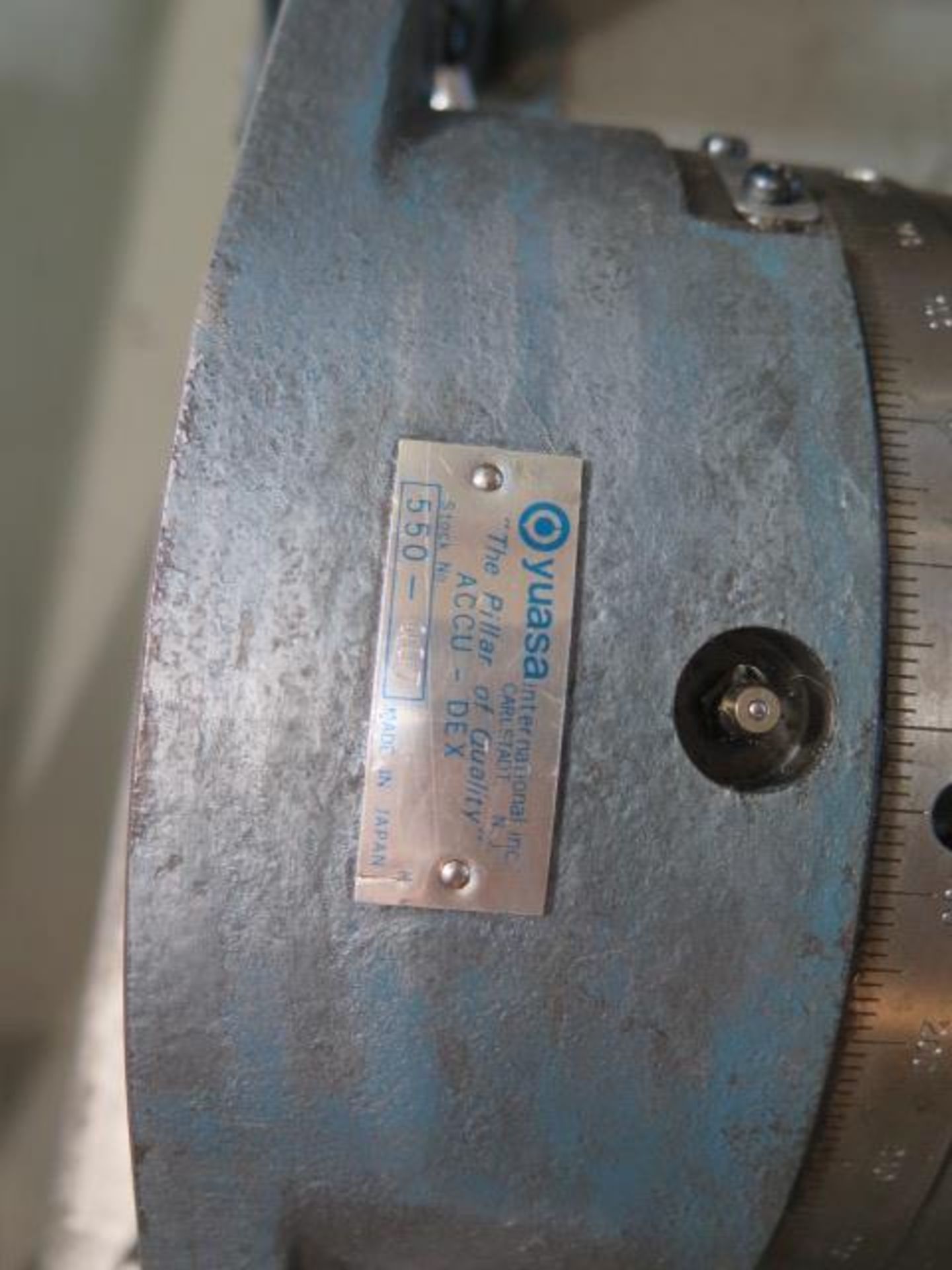 Yuasa 8” 3-Jaw Indexing Chuck (SOLD AS-IS - NO WARRANTY) - Image 7 of 7