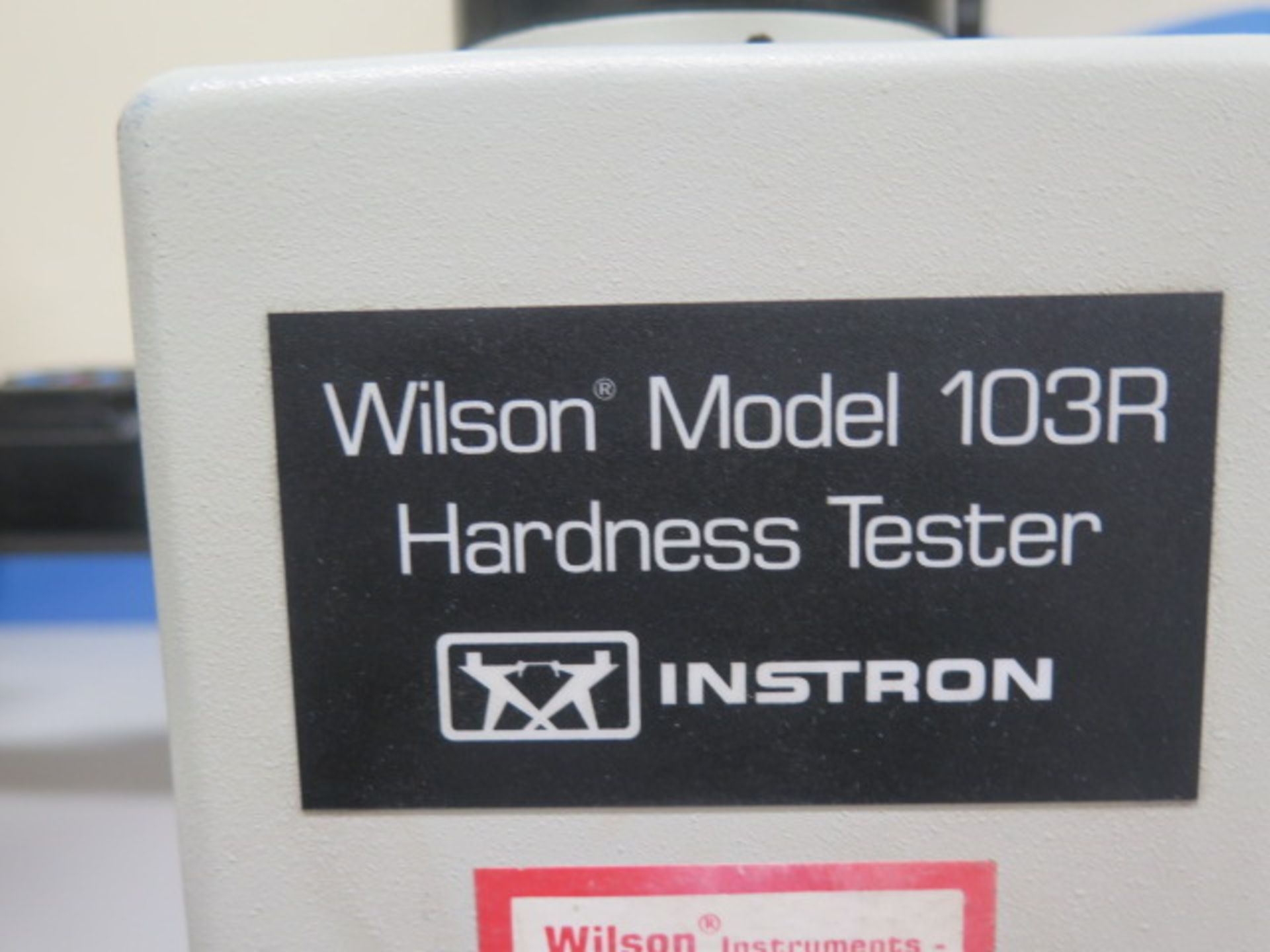 Wilson Instron mdl. 103R Rockwell Hardness Tester s/n 2523 (SOLD AS-IS - NO WARRANTY) - Image 7 of 7