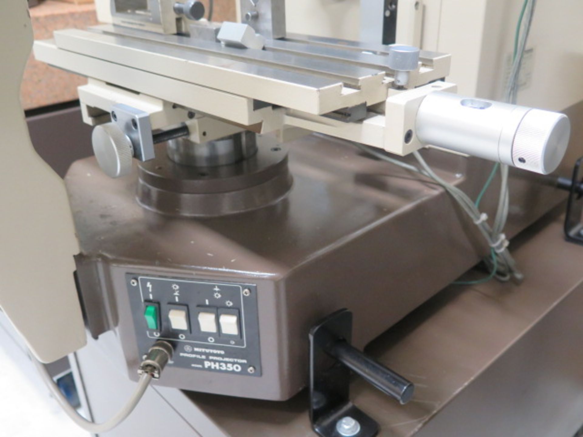 Mitutoyo PH-350 13” Optical Comparator s/n 60093 w/ Mitutoyo DRO, Mitutoyo M1 Edge Zone, SOLD AS IS - Image 9 of 18