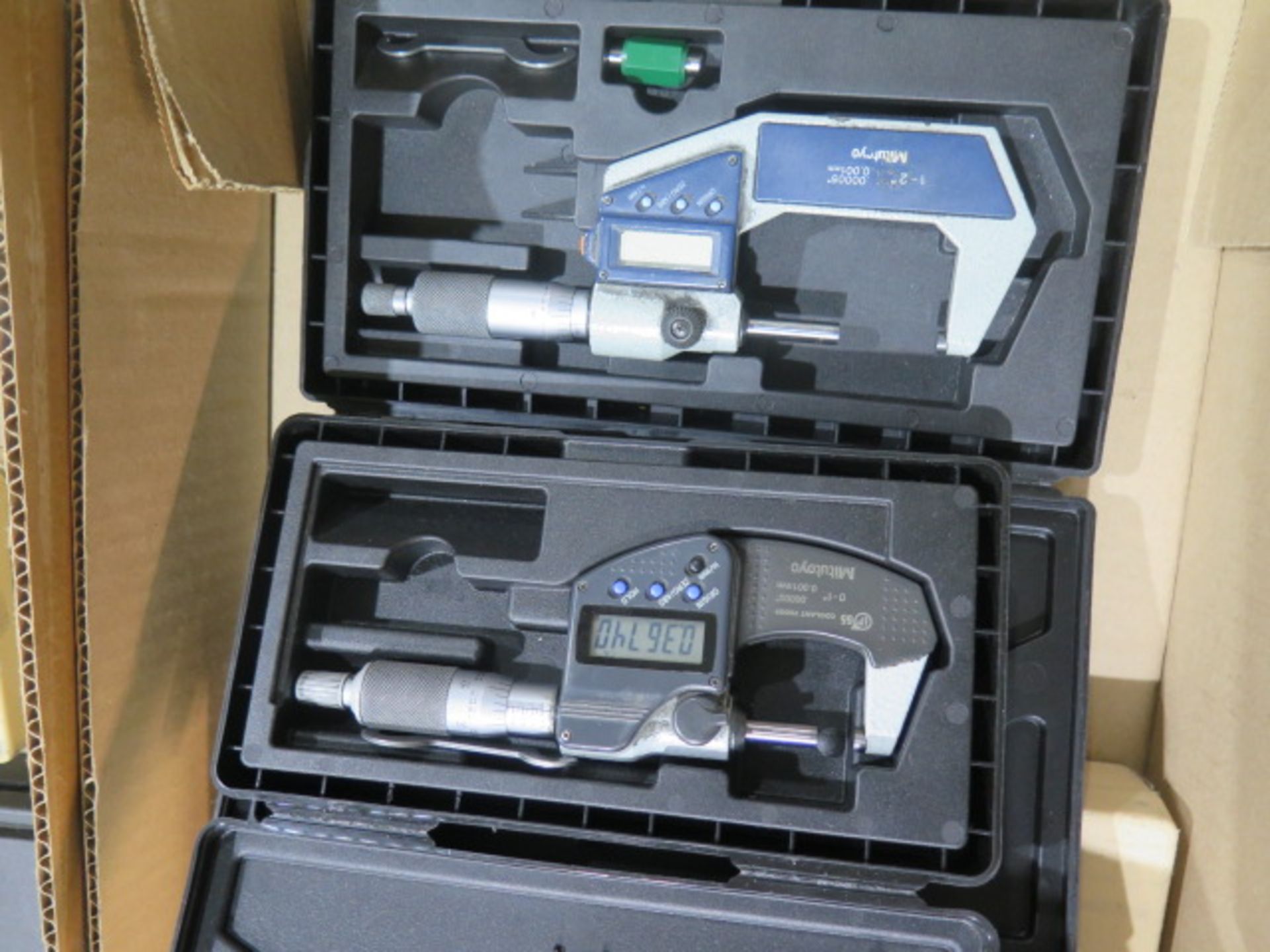 Mitutoyo 0-1", 1"-2" and 2"-3" Digital OD Mics (3) (SOLD AS-IS - NO WARRANTY) - Image 2 of 5