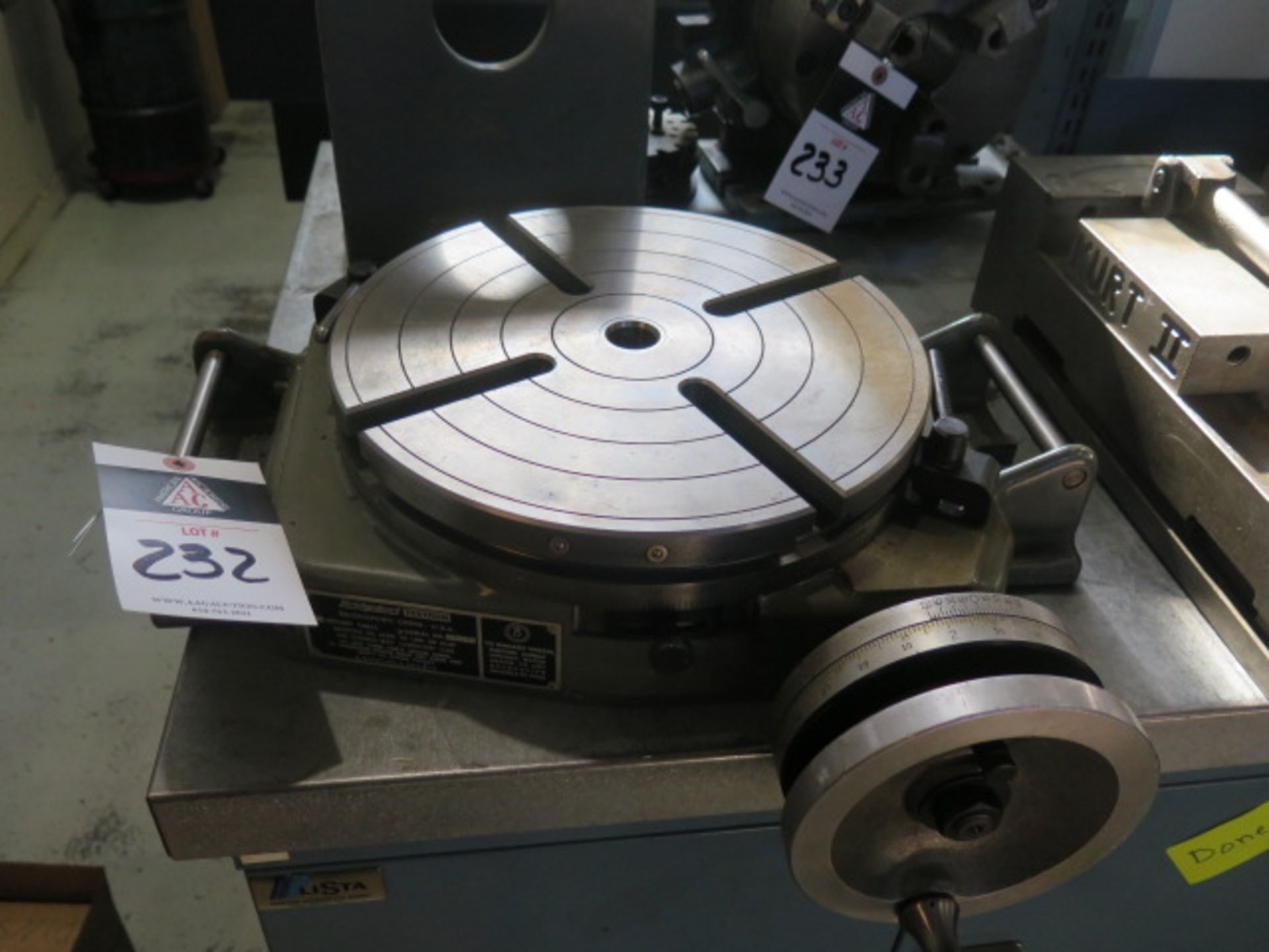 Bridgeport 15” Rotary Table w/ Angle Mounting Plate (SOLD AS-IS - NO WARRANTY)