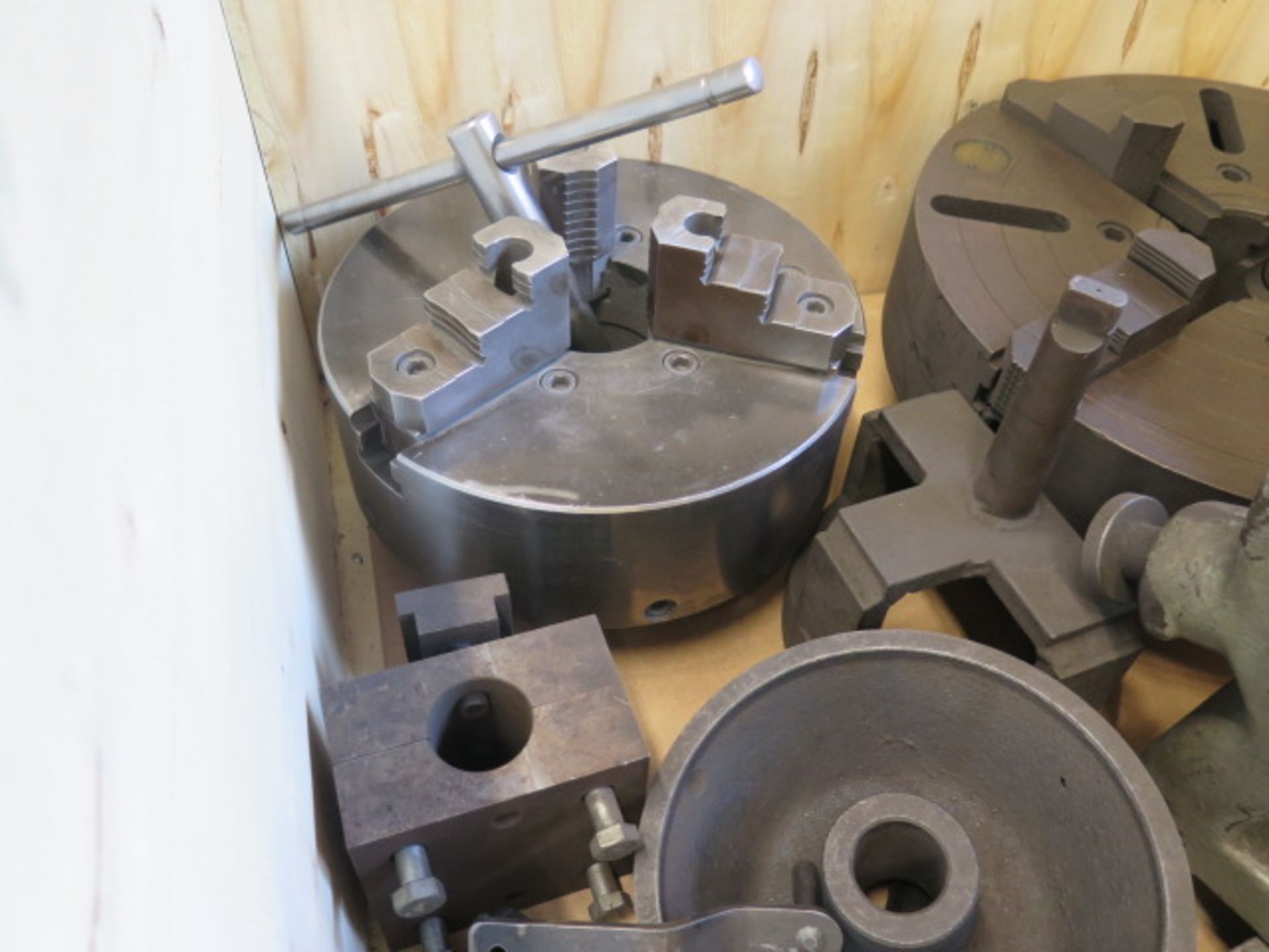 15" 4-Jaw Chuck, 12" 3-Jaw Chuck, Steady Rests and Misc (SOLD AS-IS - NO WARRANTY) - Image 3 of 6