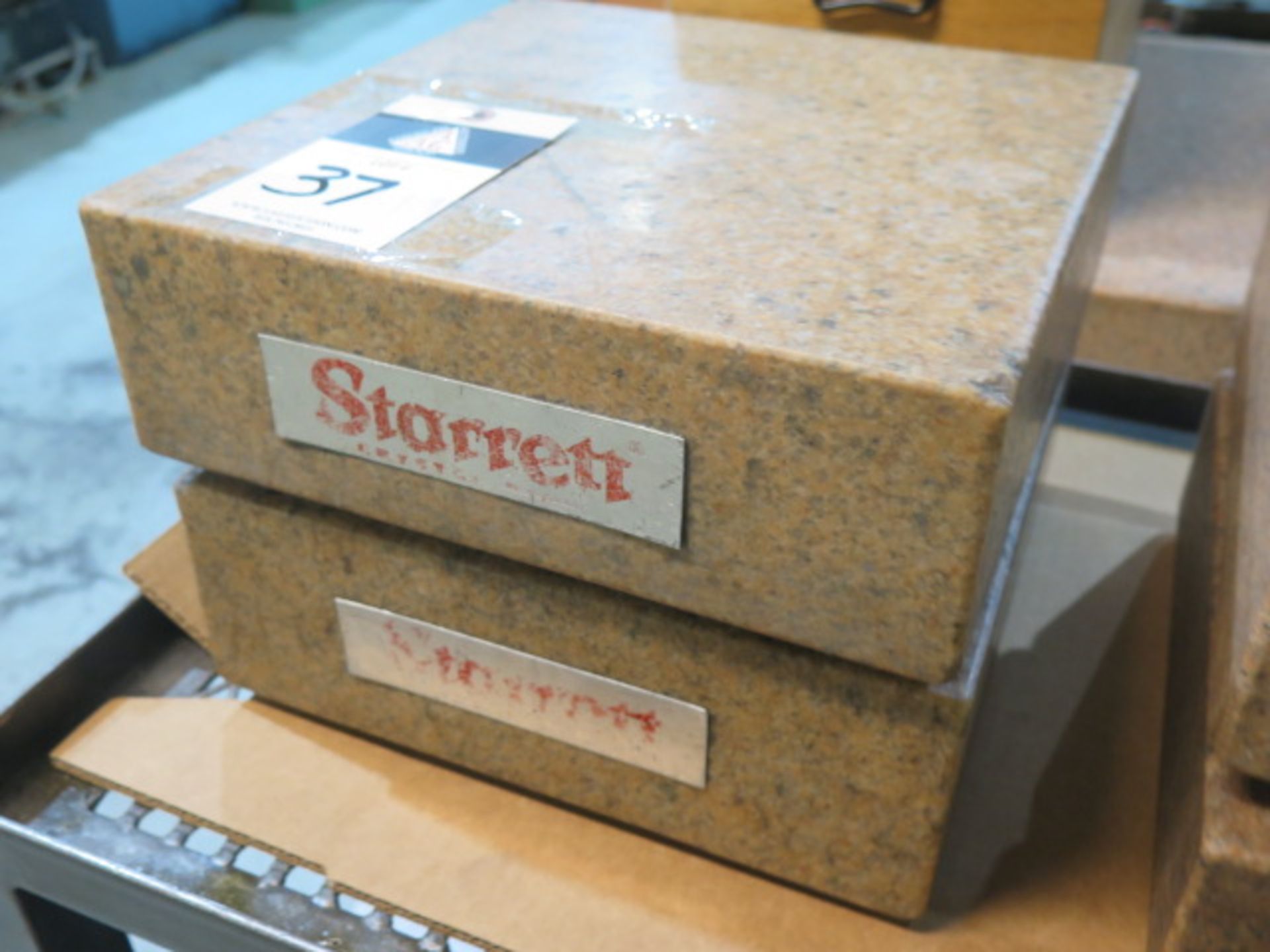 Starrett Crystal Pink 12" x 12" x 4" Granite Surface Plates (2) (NO STAND) (SOLD AS-IS - NO - Image 3 of 5