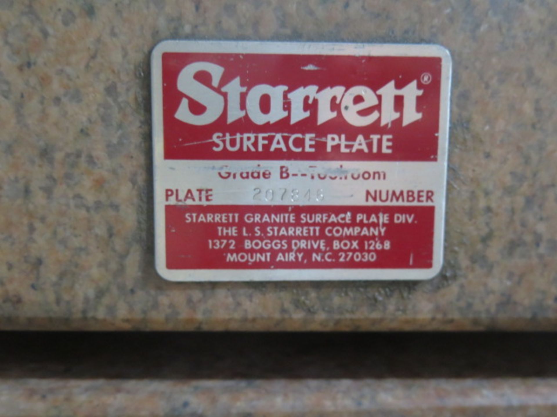 Starrett Crystal Pink 12" x 12" x 3 1/2" Granite Surface Plates (2) (NO STAND) (SOLD AS-IS - NO - Image 6 of 6