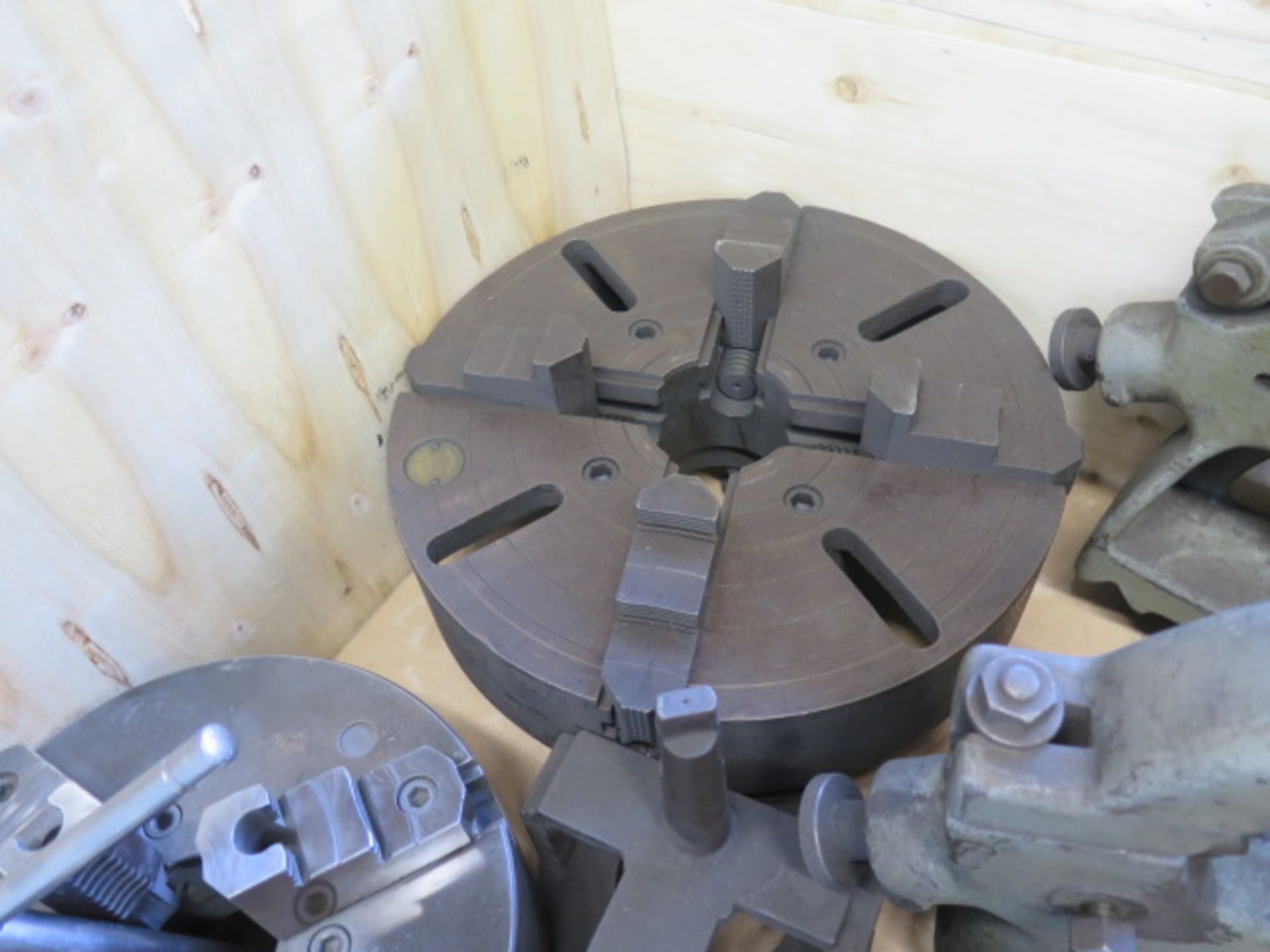 15" 4-Jaw Chuck, 12" 3-Jaw Chuck, Steady Rests and Misc (SOLD AS-IS - NO WARRANTY) - Image 4 of 6