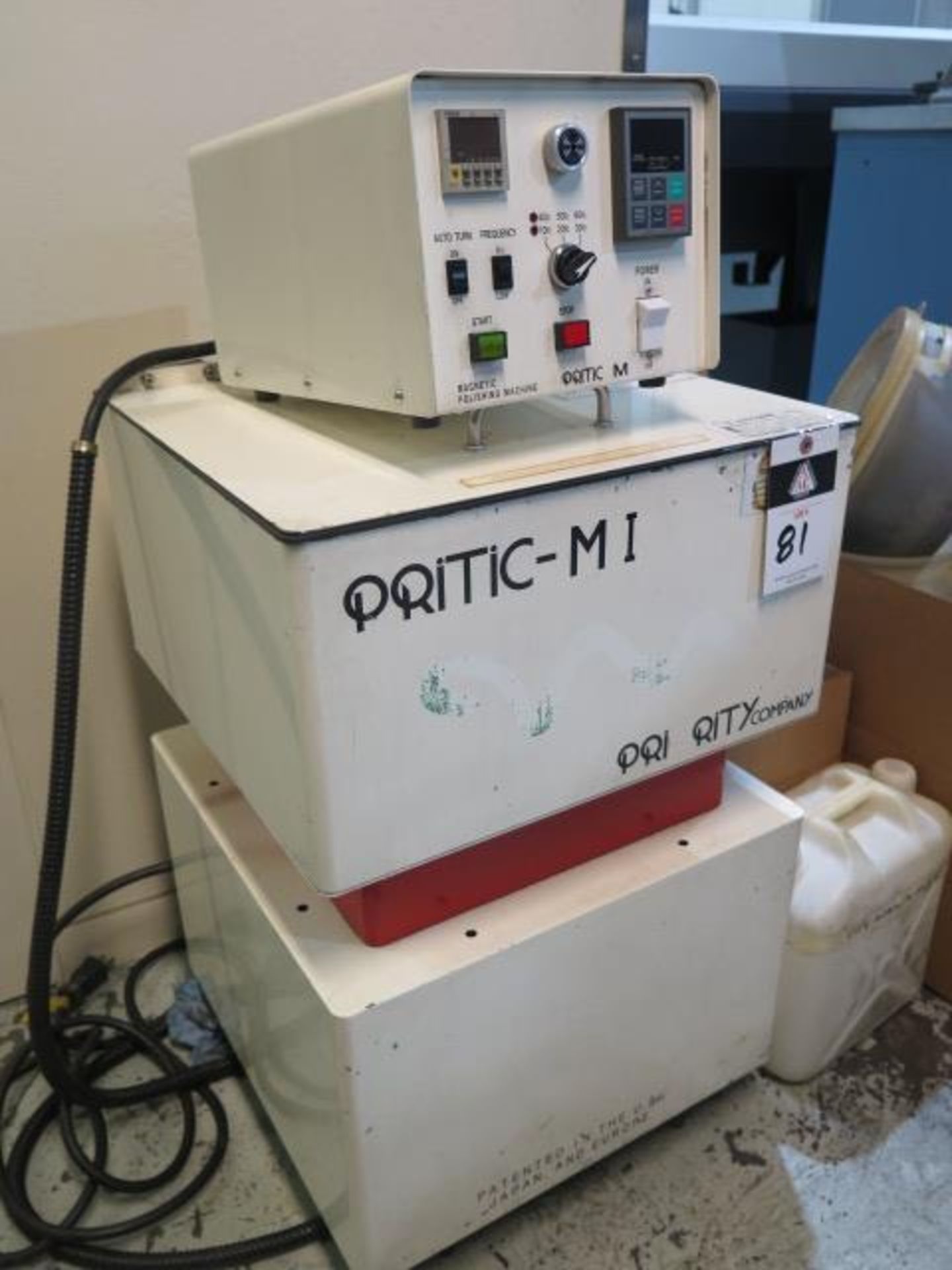 Pritic Magnetic Polishing Machine w/ Pritic-M Controls, Pritic-MI Magnetic Field Generation Tank, - Image 2 of 11