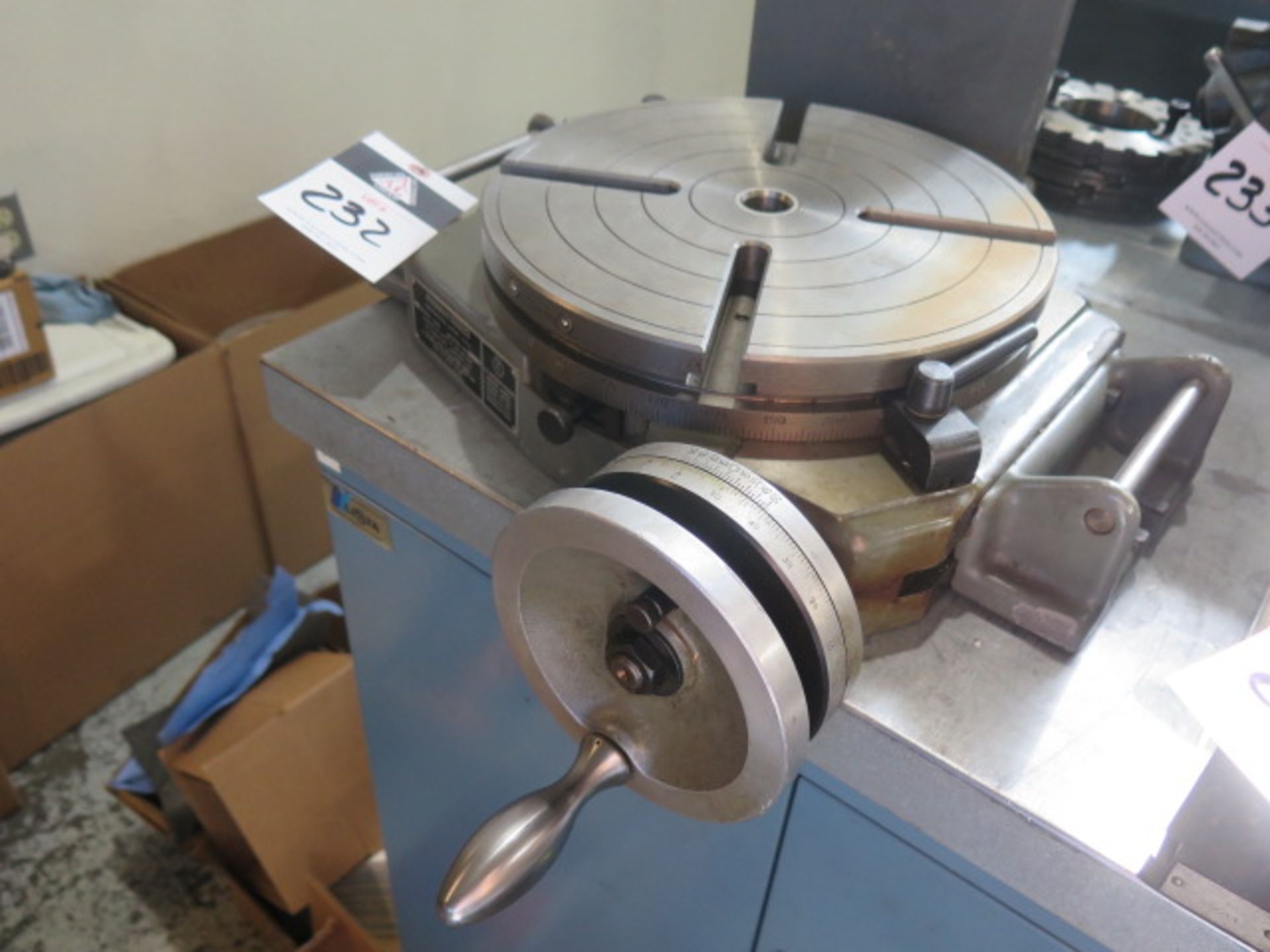 Bridgeport 15” Rotary Table w/ Angle Mounting Plate (SOLD AS-IS - NO WARRANTY) - Image 2 of 6