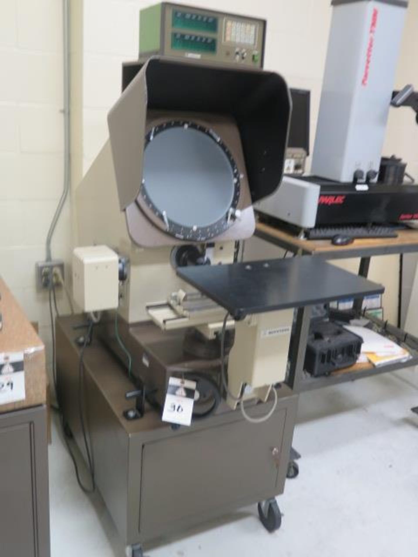 Mitutoyo PH-350 13” Optical Comparator s/n 60093 w/ Mitutoyo DRO, Mitutoyo M1 Edge Zone, SOLD AS IS - Image 2 of 18