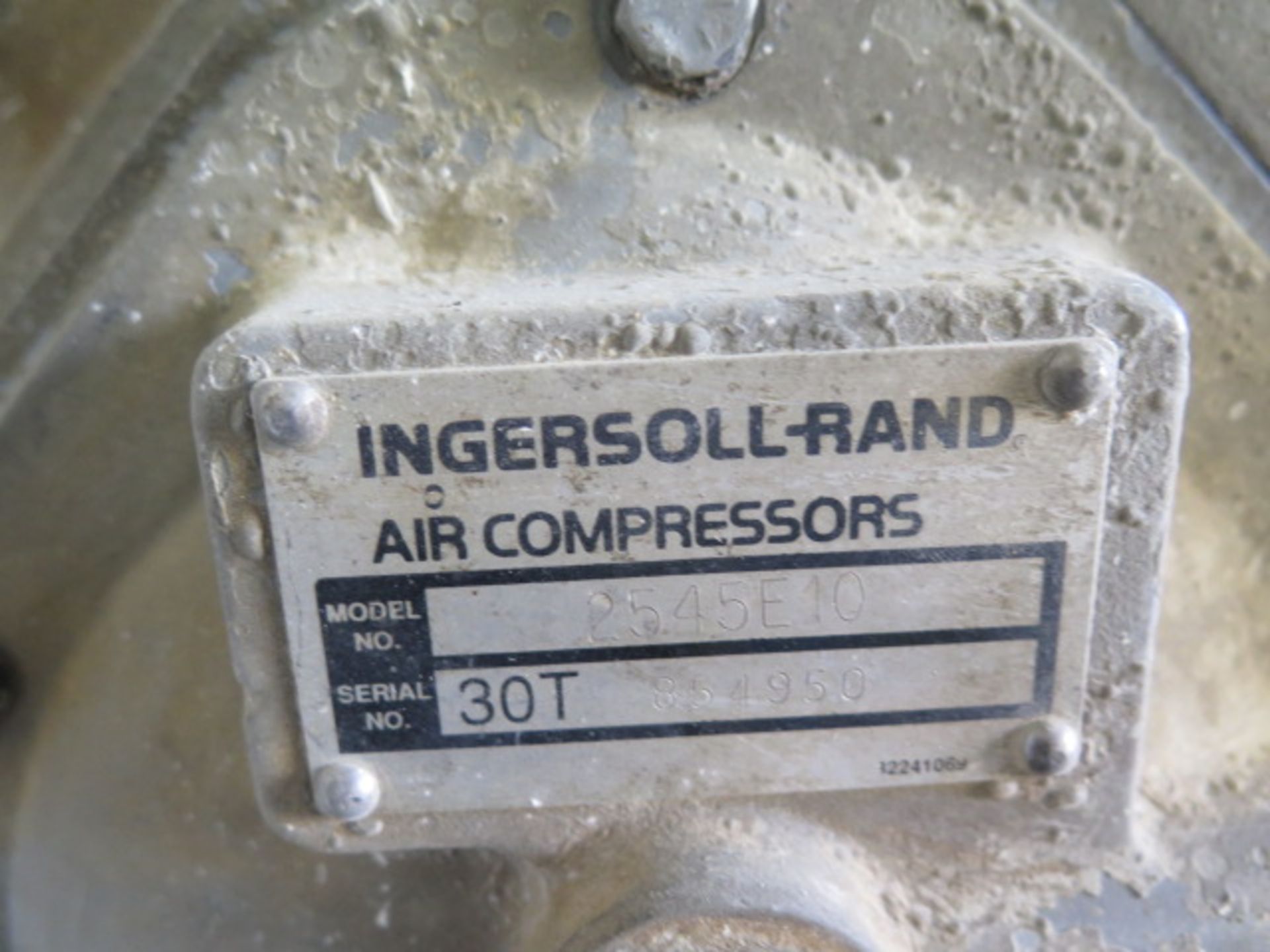 Ingersoll Rand T30 10/7.5Hp Horizontal Air Compressor w/ 2-Stage Pump, 80 Gallon SOLD AS IS - Image 7 of 7