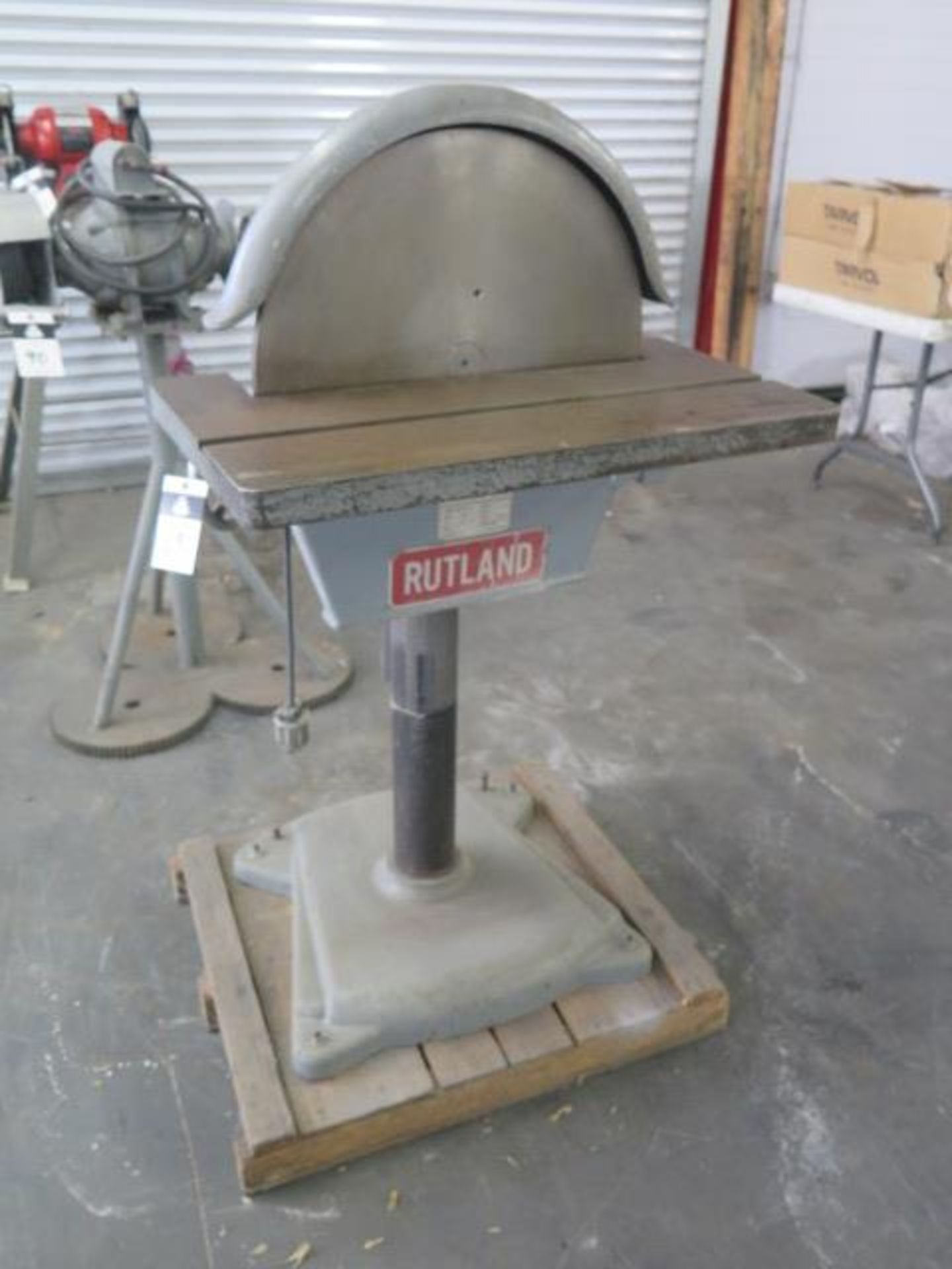 Rutland mdl. DS-20 20” Pedestal Disc Sander s/n 3090006 (SOLD AS-IS - NO WARRANTY)