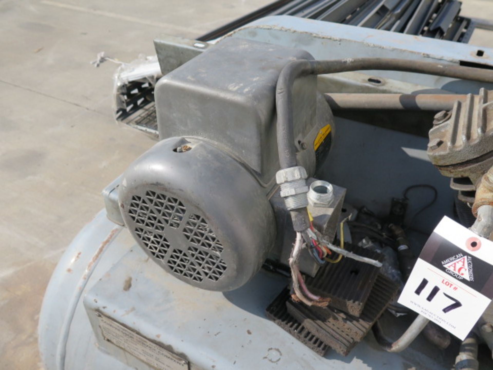 Ingersoll Rand 3Hp Horizontal Air Compressor w/ 2-Stage Pump, 60 Gallon Tank (SOLD AS-IS - NO - Image 5 of 6
