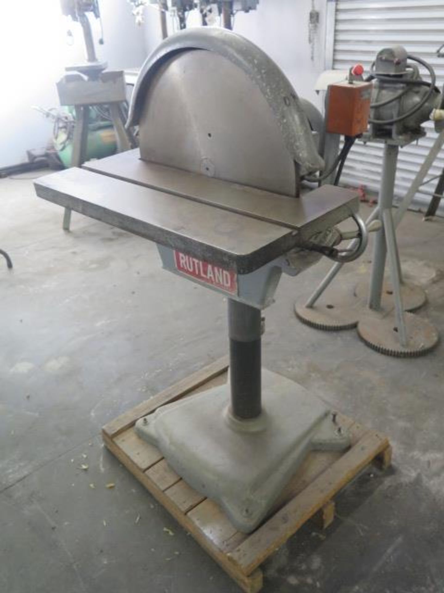 Rutland mdl. DS-20 20” Pedestal Disc Sander s/n 3090006 (SOLD AS-IS - NO WARRANTY) - Image 2 of 6