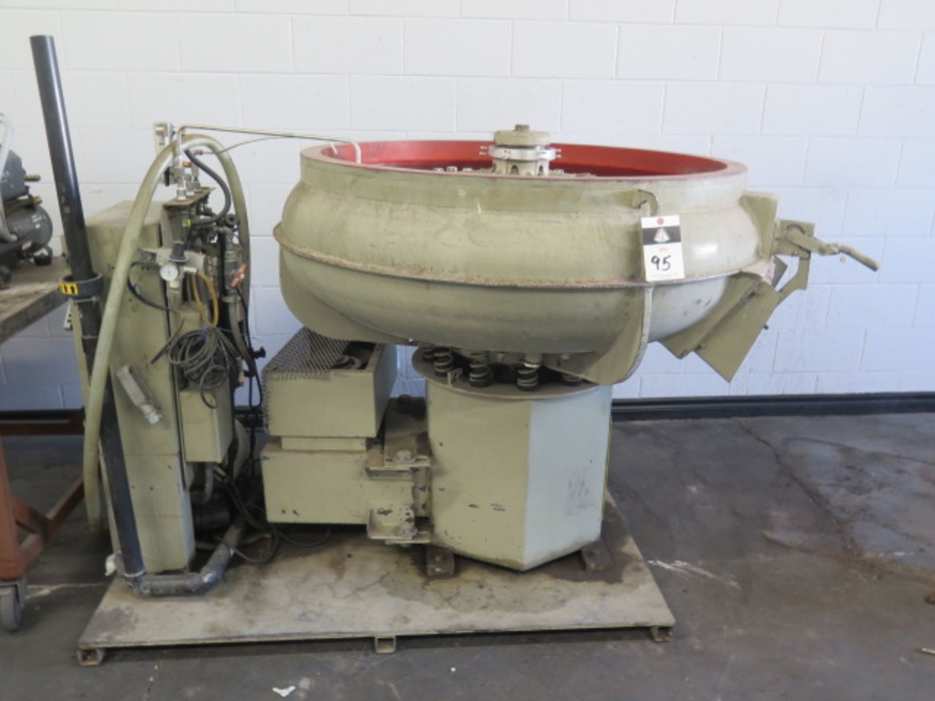 Almco OR-10V 48” Media Tumbler w/ Controls, Compartment Separators, Media Pump (SOLD AS-IS - NO