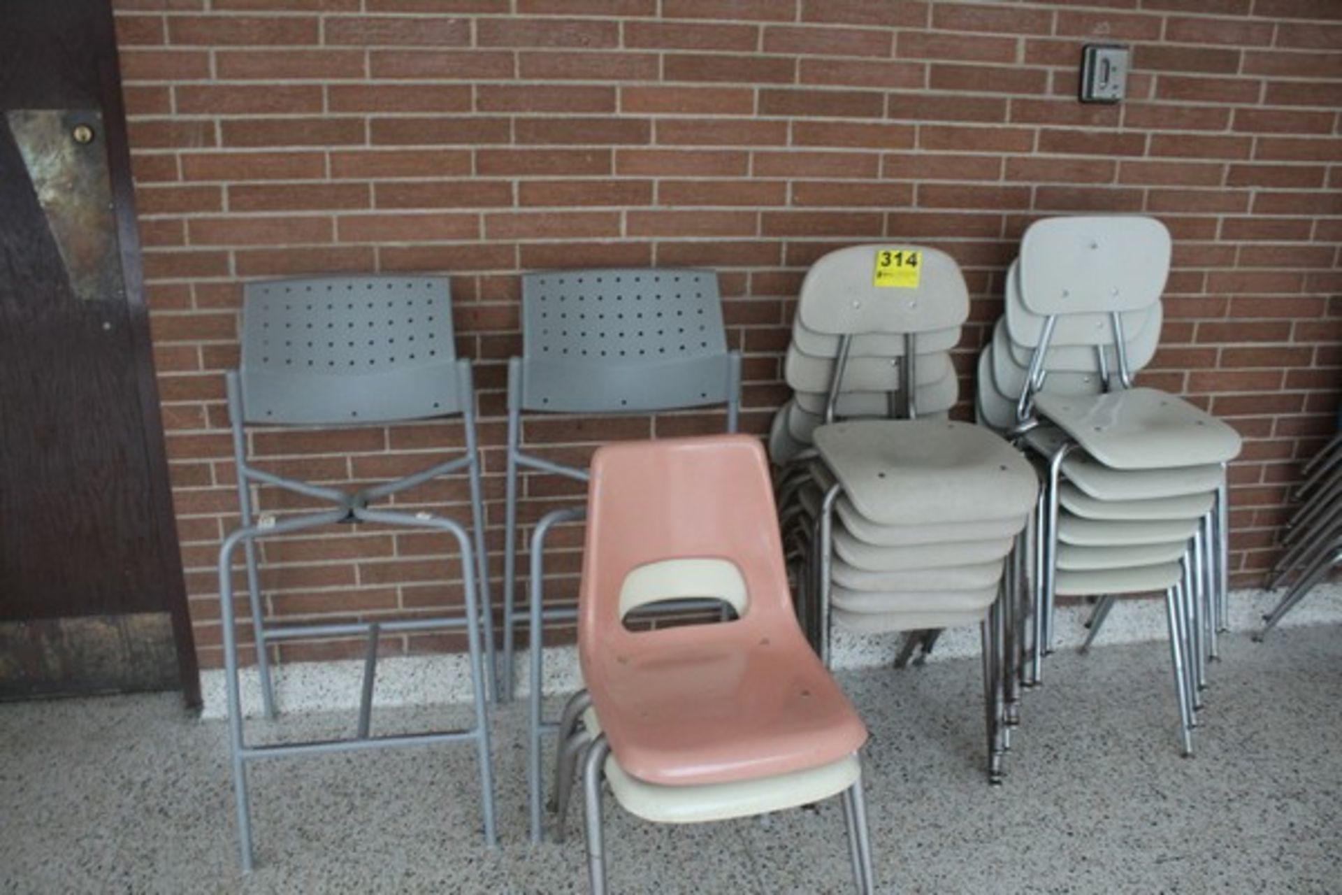 (12) ASSORTED STACKING CHAIRS (BUYER HAS RIGHT OF ABANDONMENT)