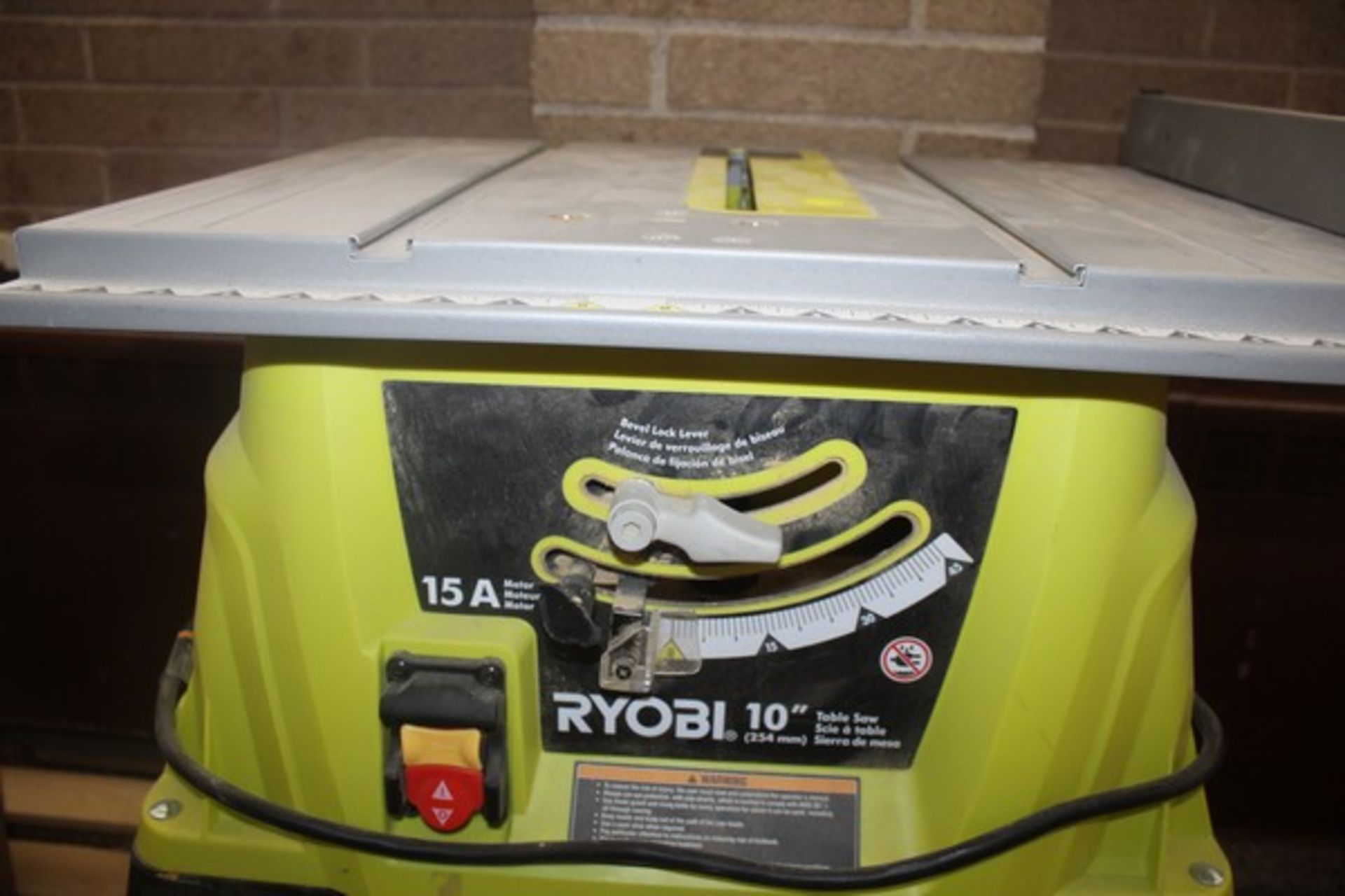 RYOBI 10" TABLE SAW - Image 2 of 2