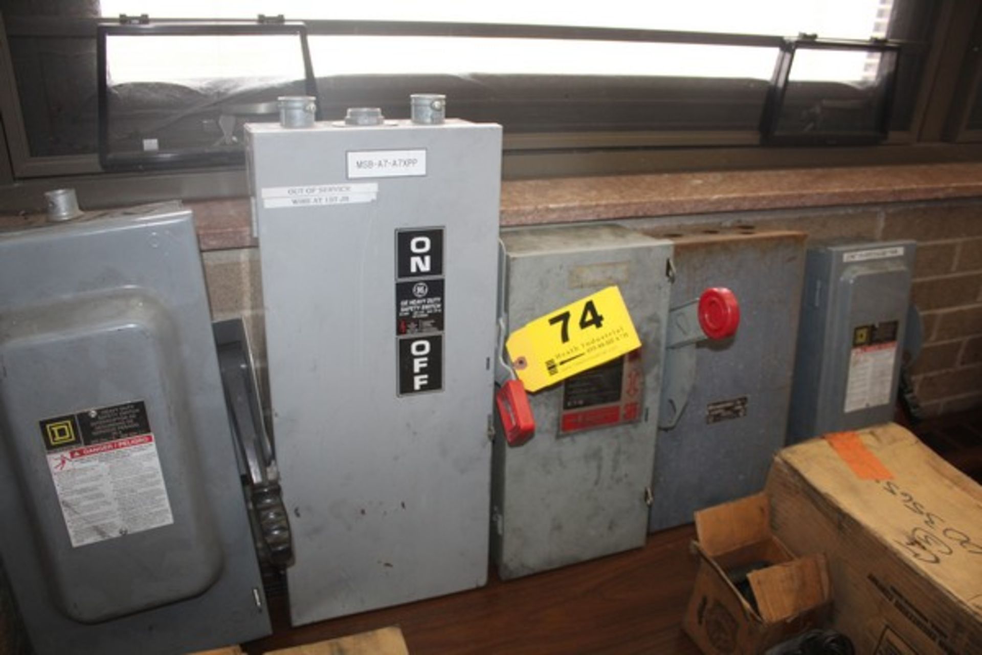 (5) ASSORTED ELECTRICAL SAFETY SWITCHES