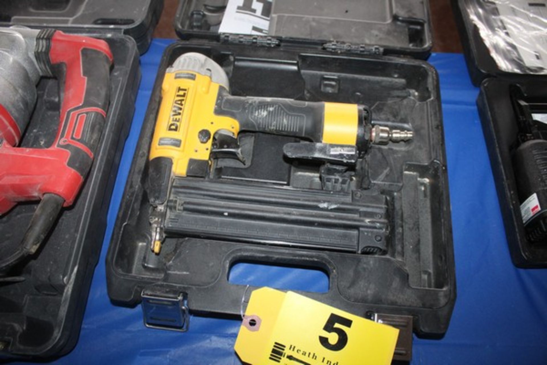 DEWALT MODEL DWFP12233 BRAD NAILER WITH CASE