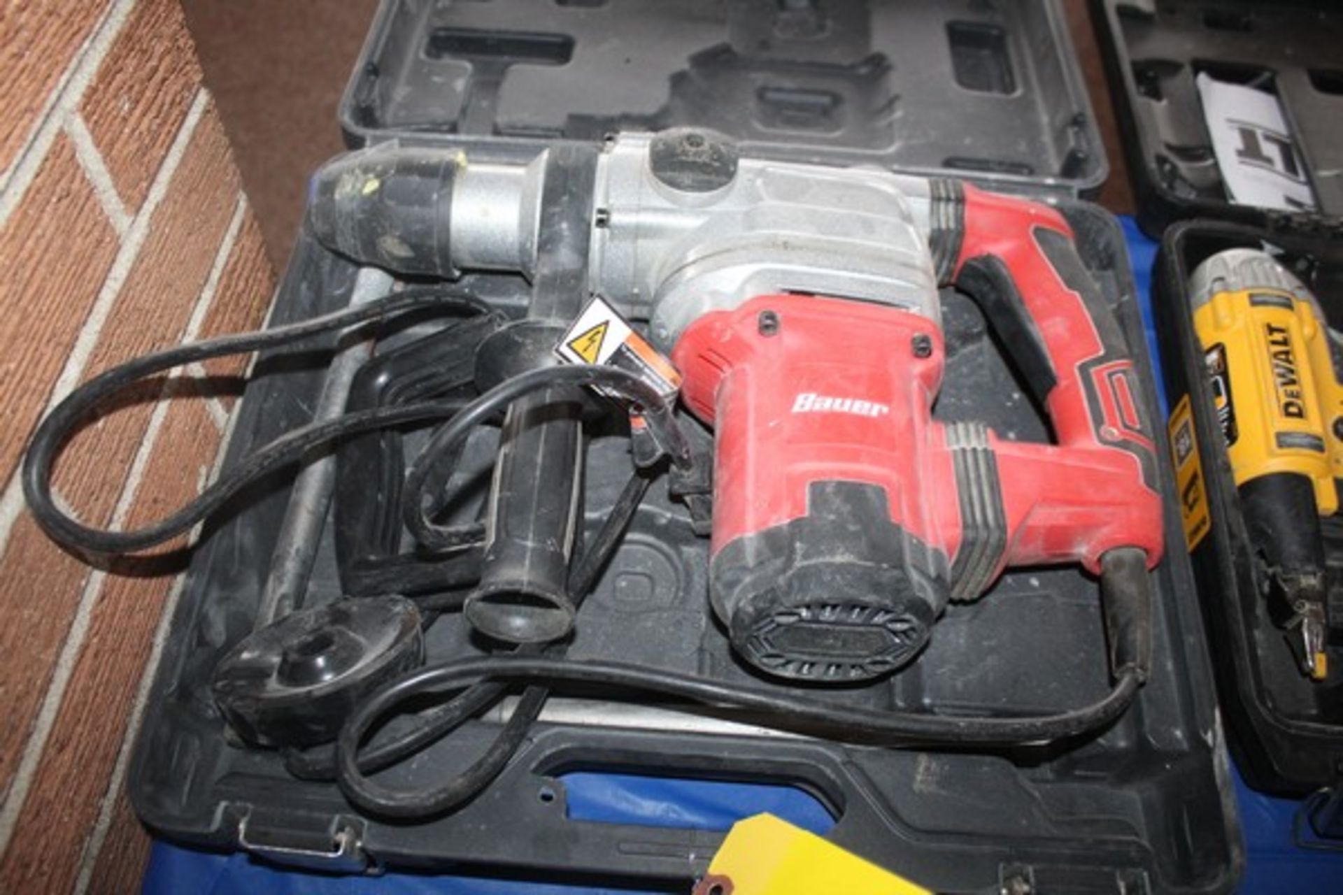 BAUER MODEL 1643E-B ROTARY HAMMER DRILL WITH CASE