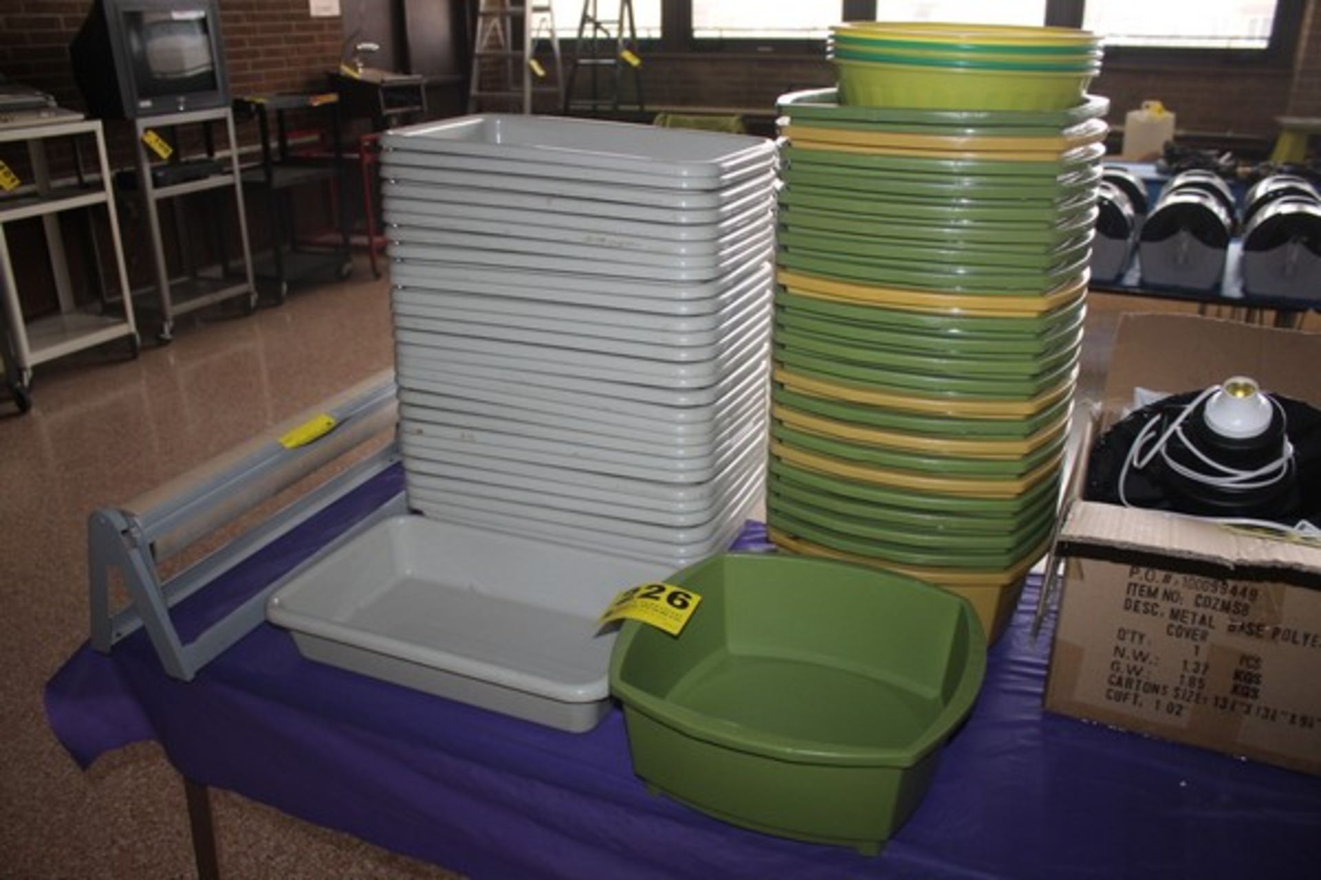 LARGE QUANTITY OF PLASTIC TUBS