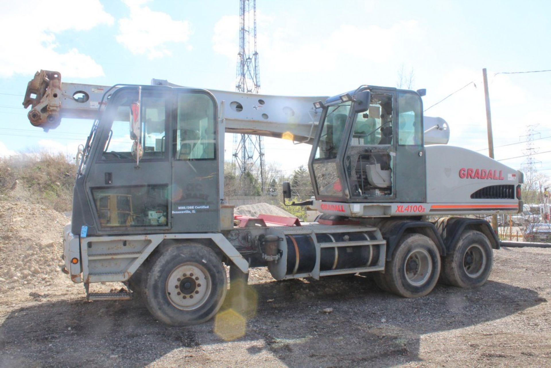 2003 GRADALL XL4100II 6 X 4 MOBILE EXCAVATOR S/N: 4100040 (2003) MERCEDES-BENZ 6 CYL MODEL OM-