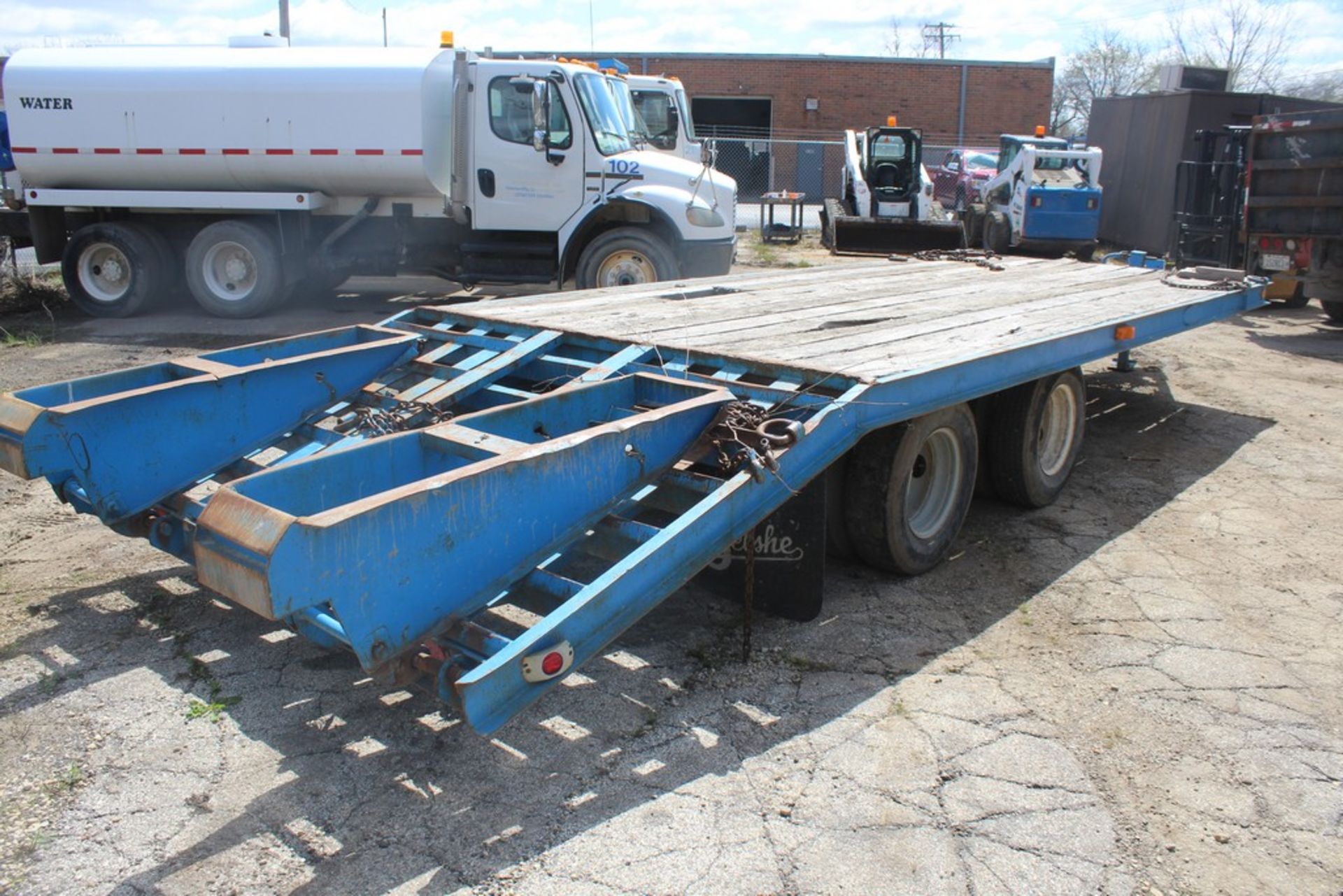 1988 BELSHE 96-IN. X 26-FT. T9-2AP 20,000-LB. CAPACITY T/A EQUIPMENT TRAILER VIN: - Image 3 of 5