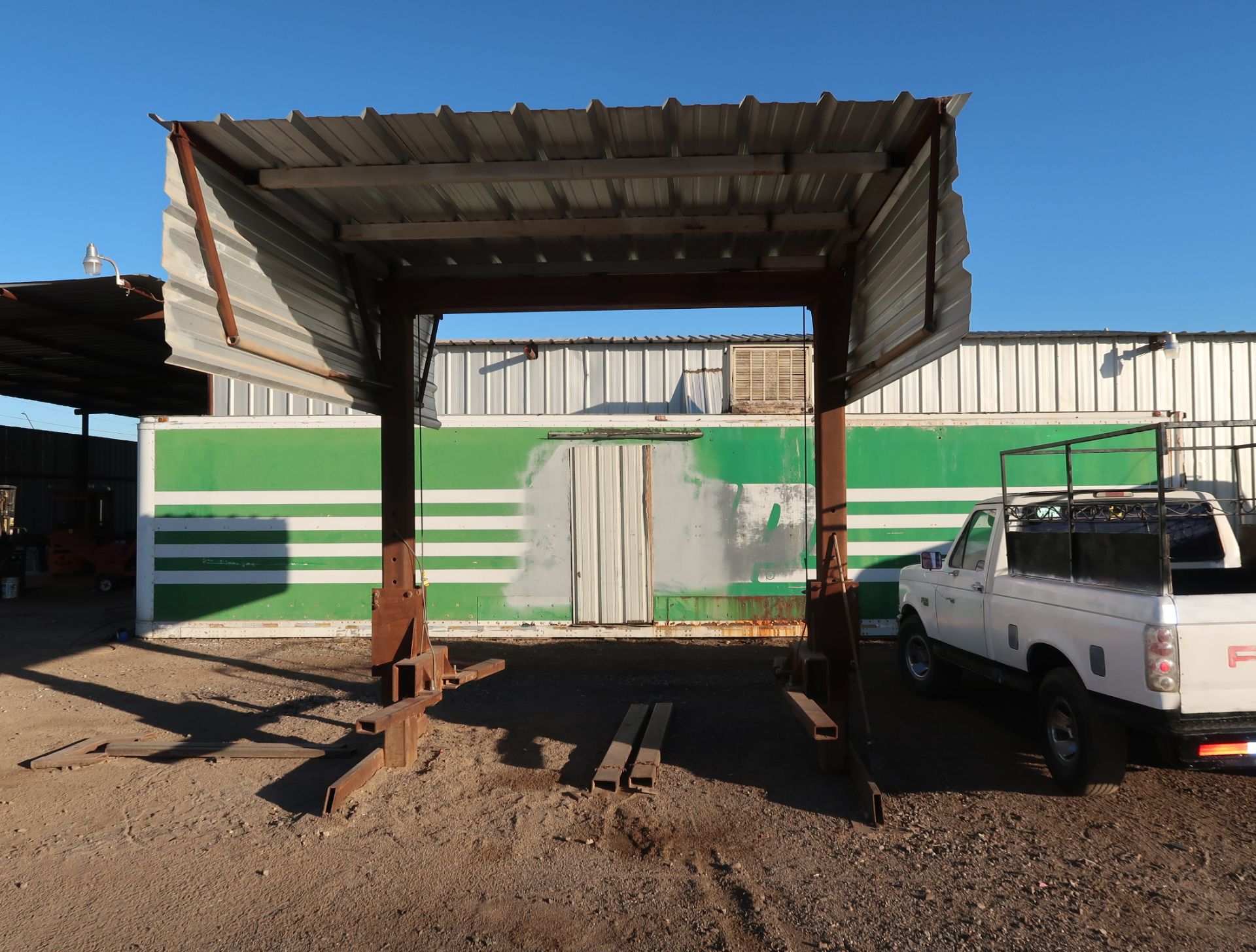 SHOP BUILT 2-POST TRUCK LIFT