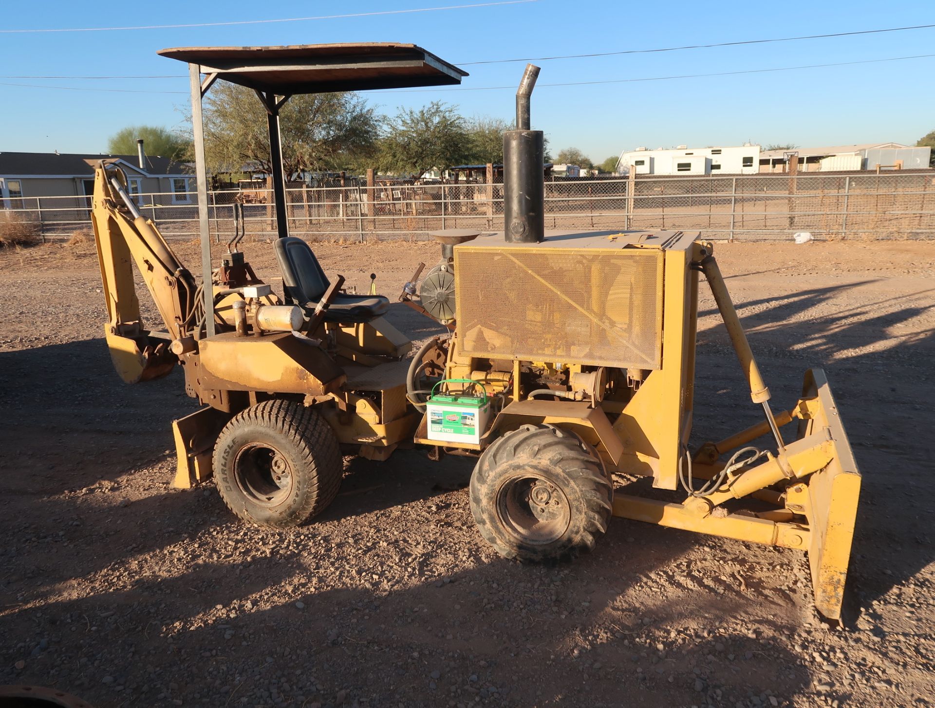 DAVIS MDL. L15SP01 BACKHOE/DOZER W/BACKFILL BLADE, SN. P1514933 - Image 2 of 7