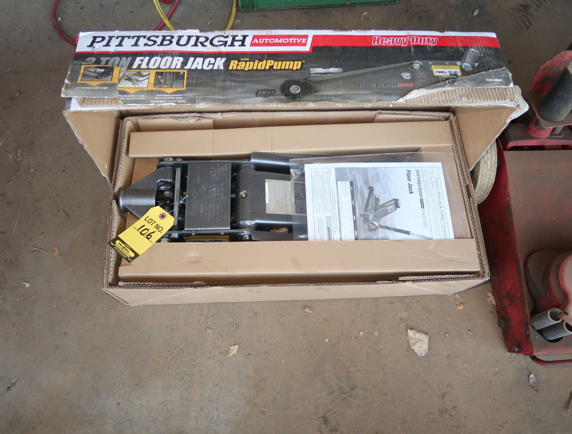 PITTSBURGH 3TON FLOOR JACK (NEW)