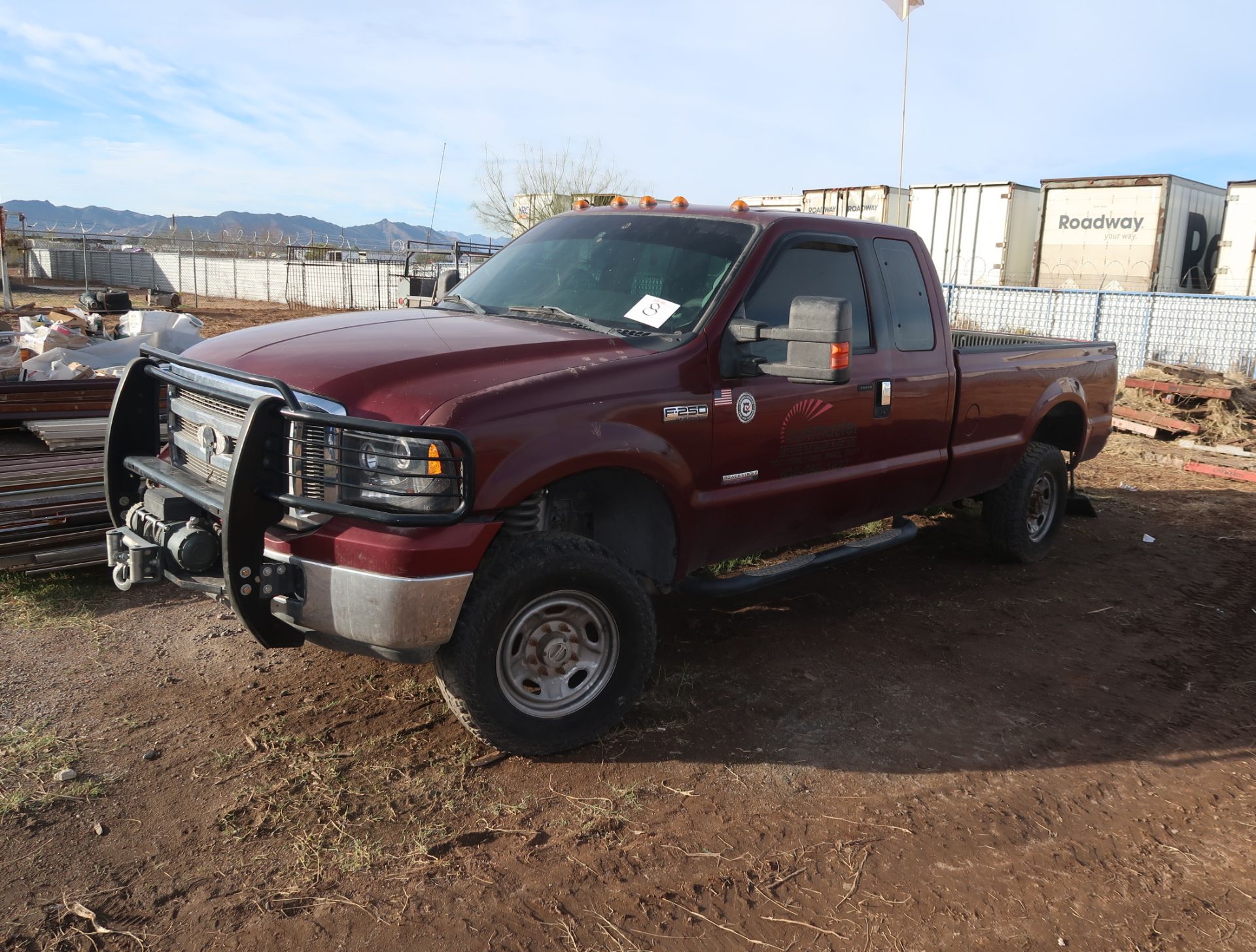 2005 FORD F-250 XLT SUPER DUTY VIN: 7FTSX21P45EC90152 (NON-RUNNER)