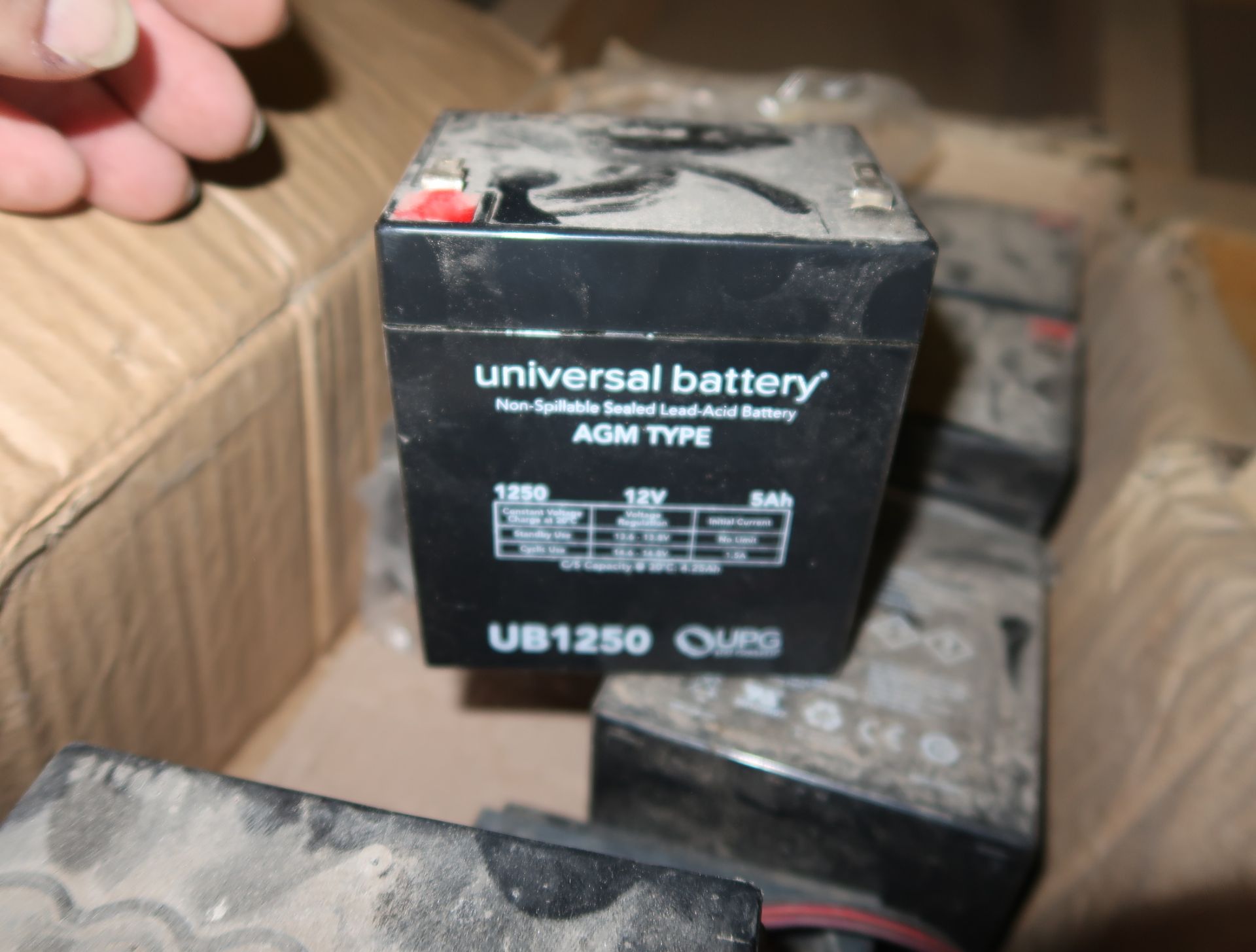 UNIVERSAL AGM TYPE BATTERIES (7) - Image 2 of 2