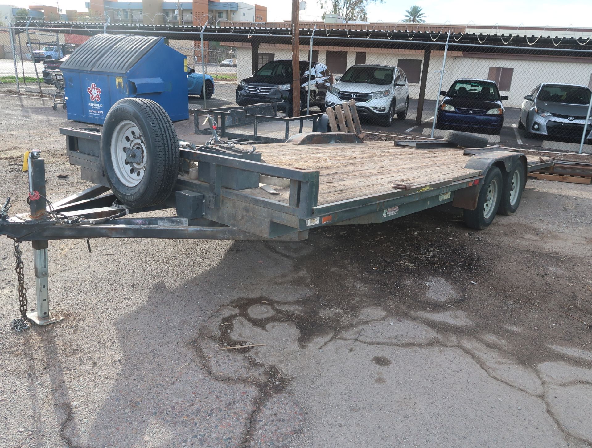 2009 8'X20' ARIZONA TM 7000LB FLATBED TRAILER VIN: 5J3RV20219A036476 - Image 2 of 4